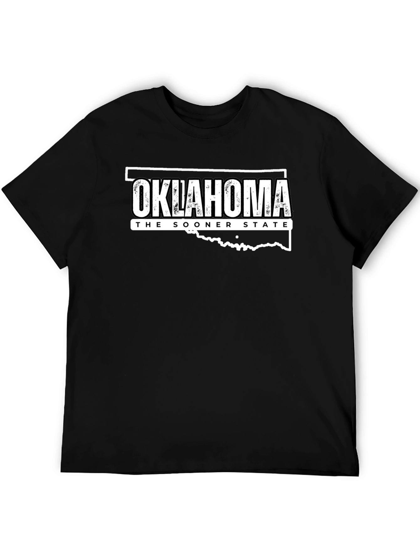 Oklahoma State Map T-Shirt - Sooner State Pride!