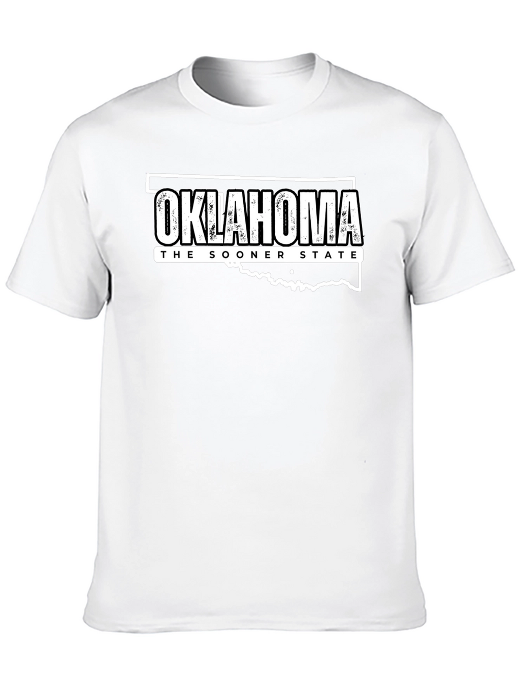 Oklahoma State Map T-Shirt - Sooner State Pride!