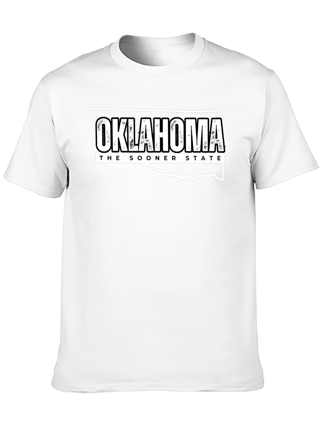 Oklahoma State Map T-Shirt - Sooner State Pride!