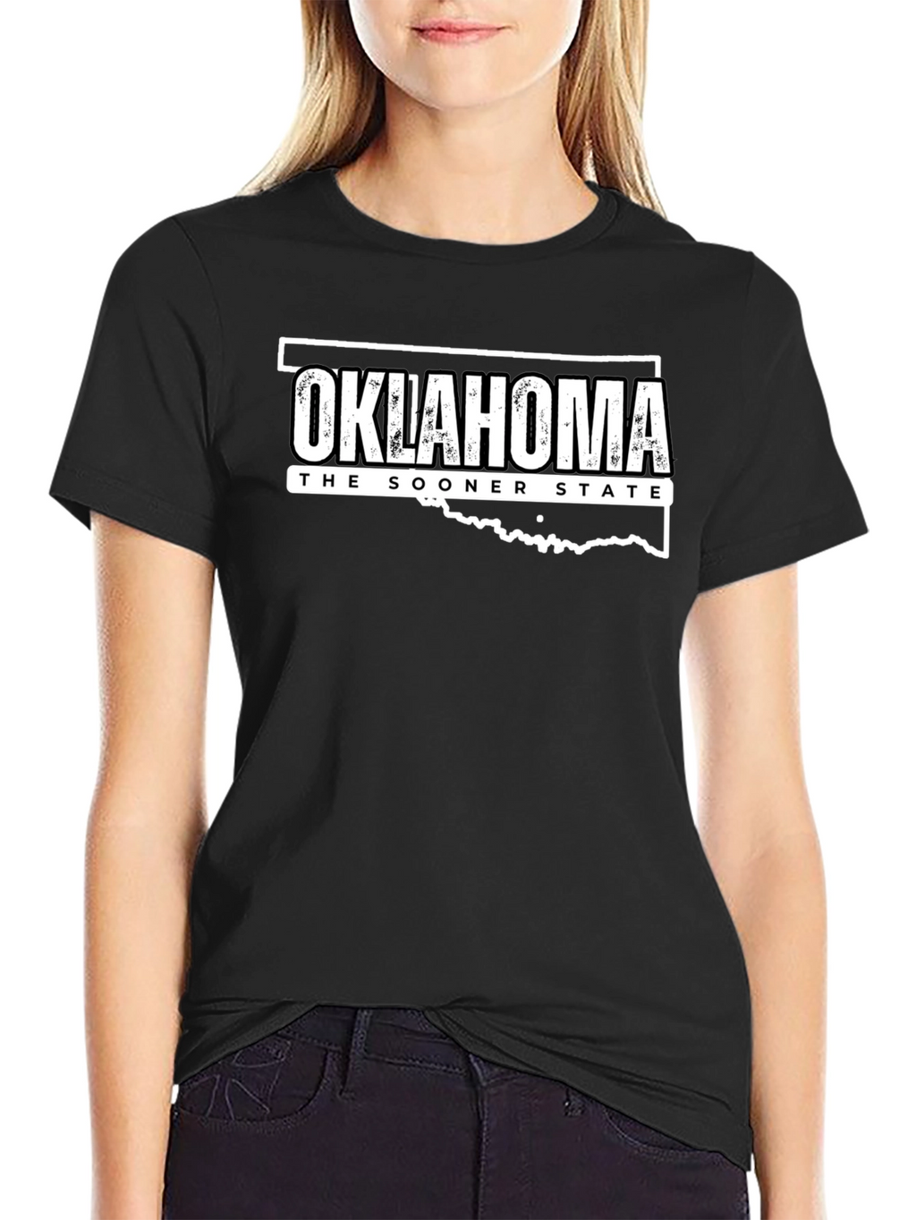Oklahoma State Map T-Shirt - Sooner State Pride!