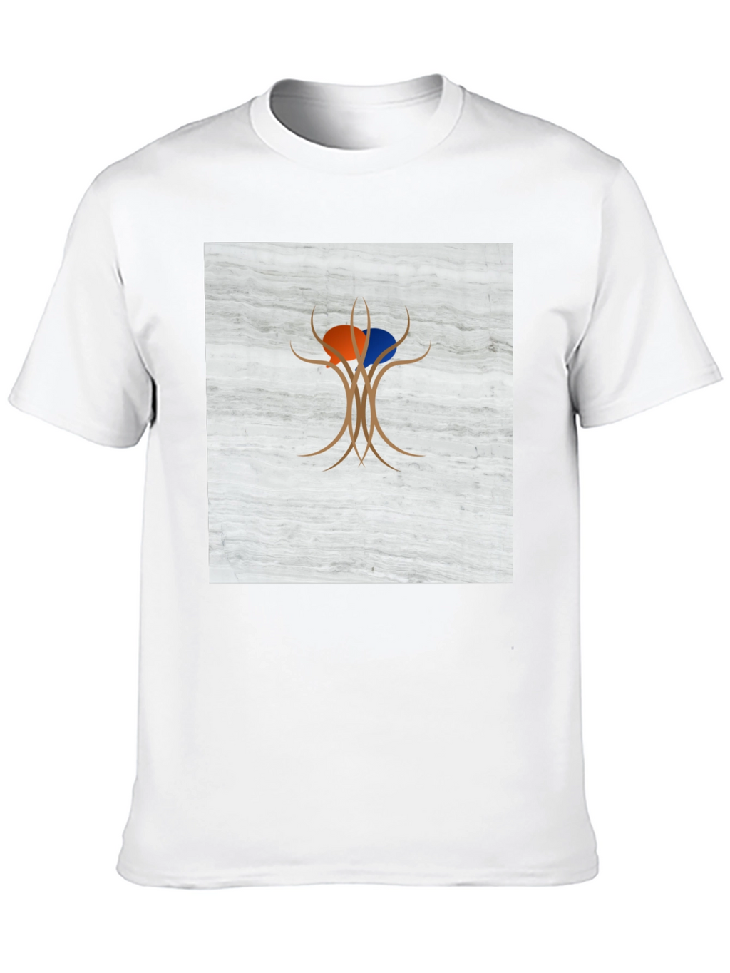 Abstract Tree Graphic Tee - Modern Casual Wear