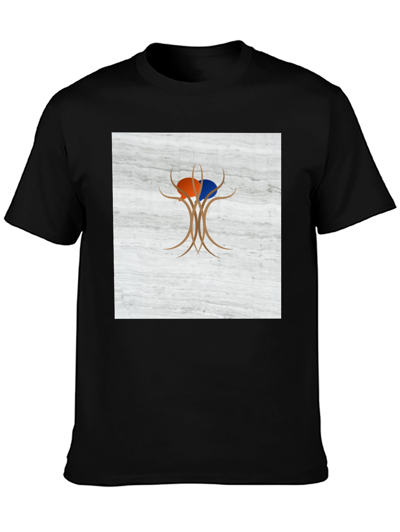 Abstract Tree Graphic Tee - Modern Casual Wear
