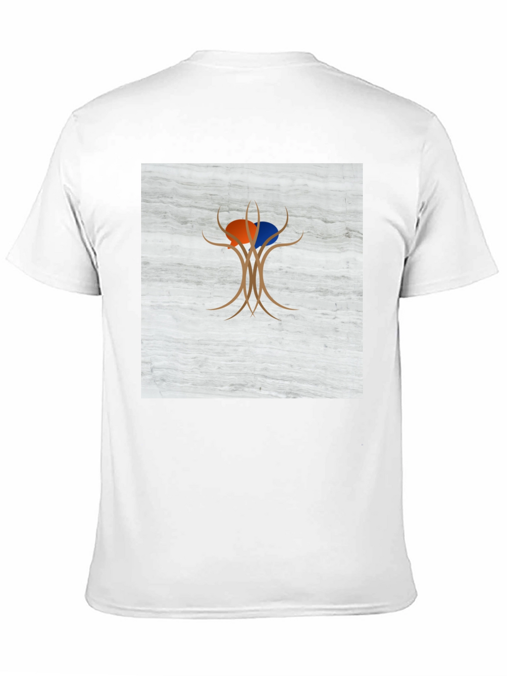 Abstract Tree Graphic Tee - Modern Casual Wear
