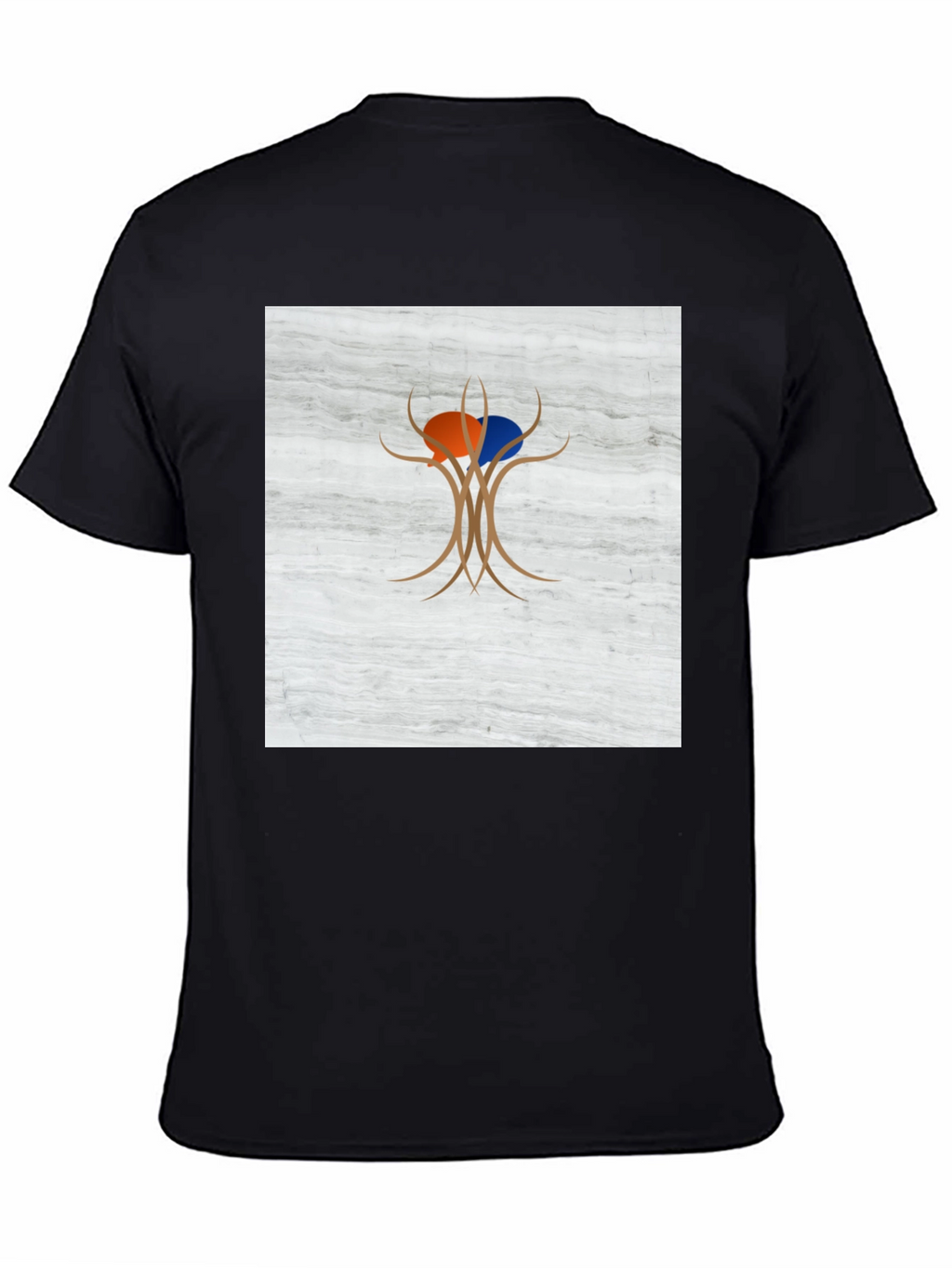 Abstract Tree Graphic Tee - Modern Casual Wear