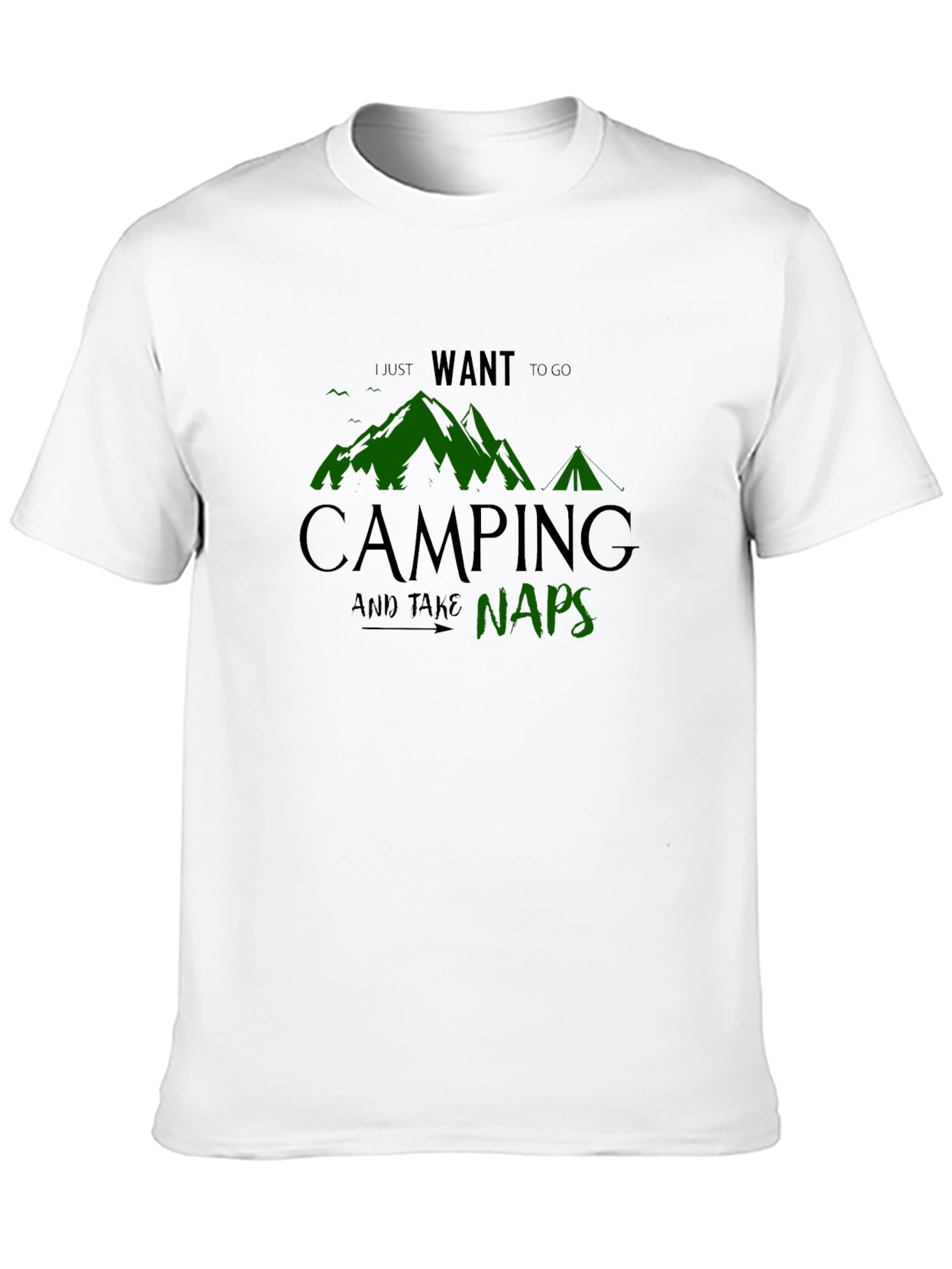 Camping and Naps Graphic Tee - Outdoor Adventure Shirt