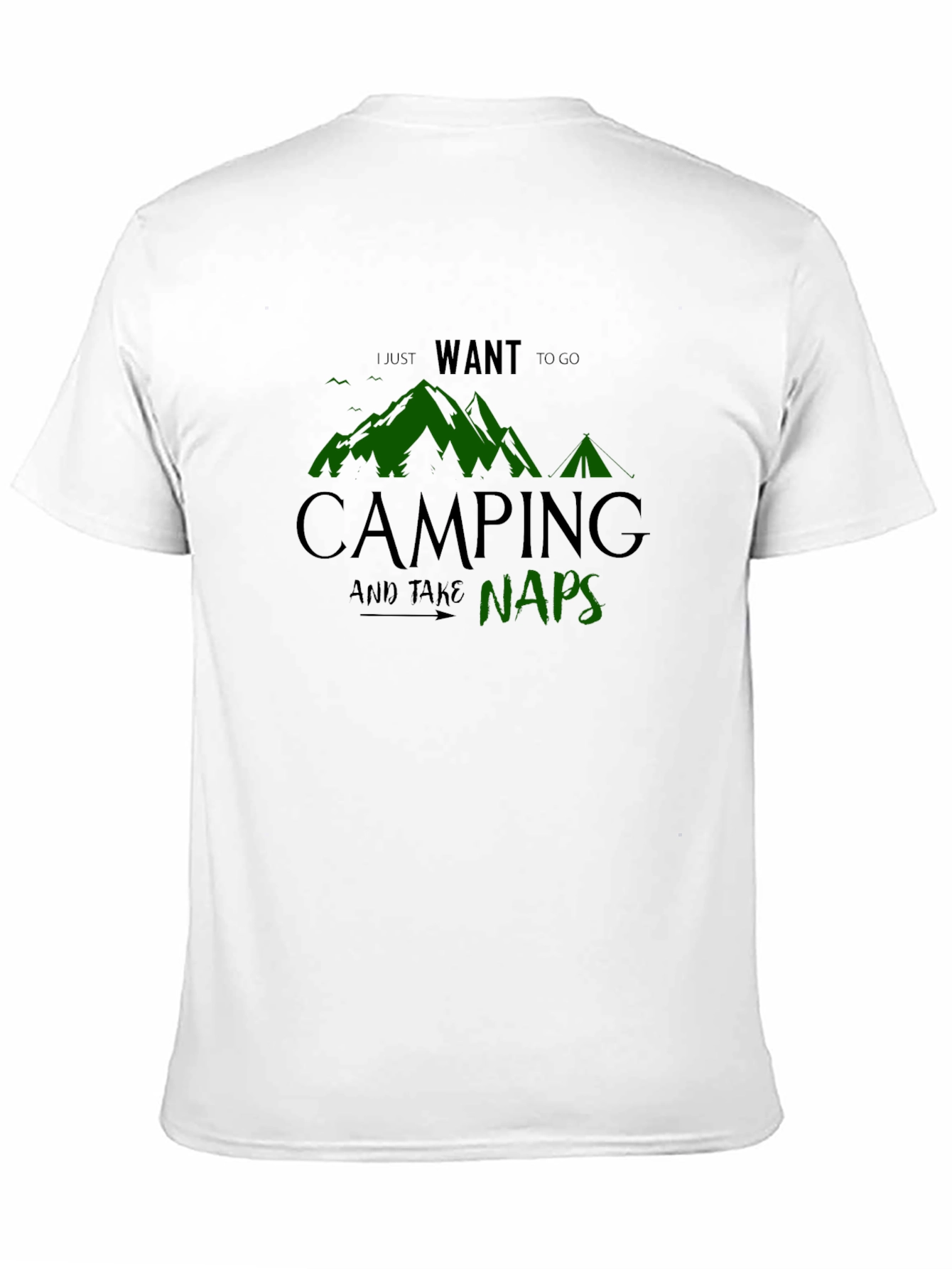 Camping and Naps Graphic Tee - Outdoor Adventure Shirt