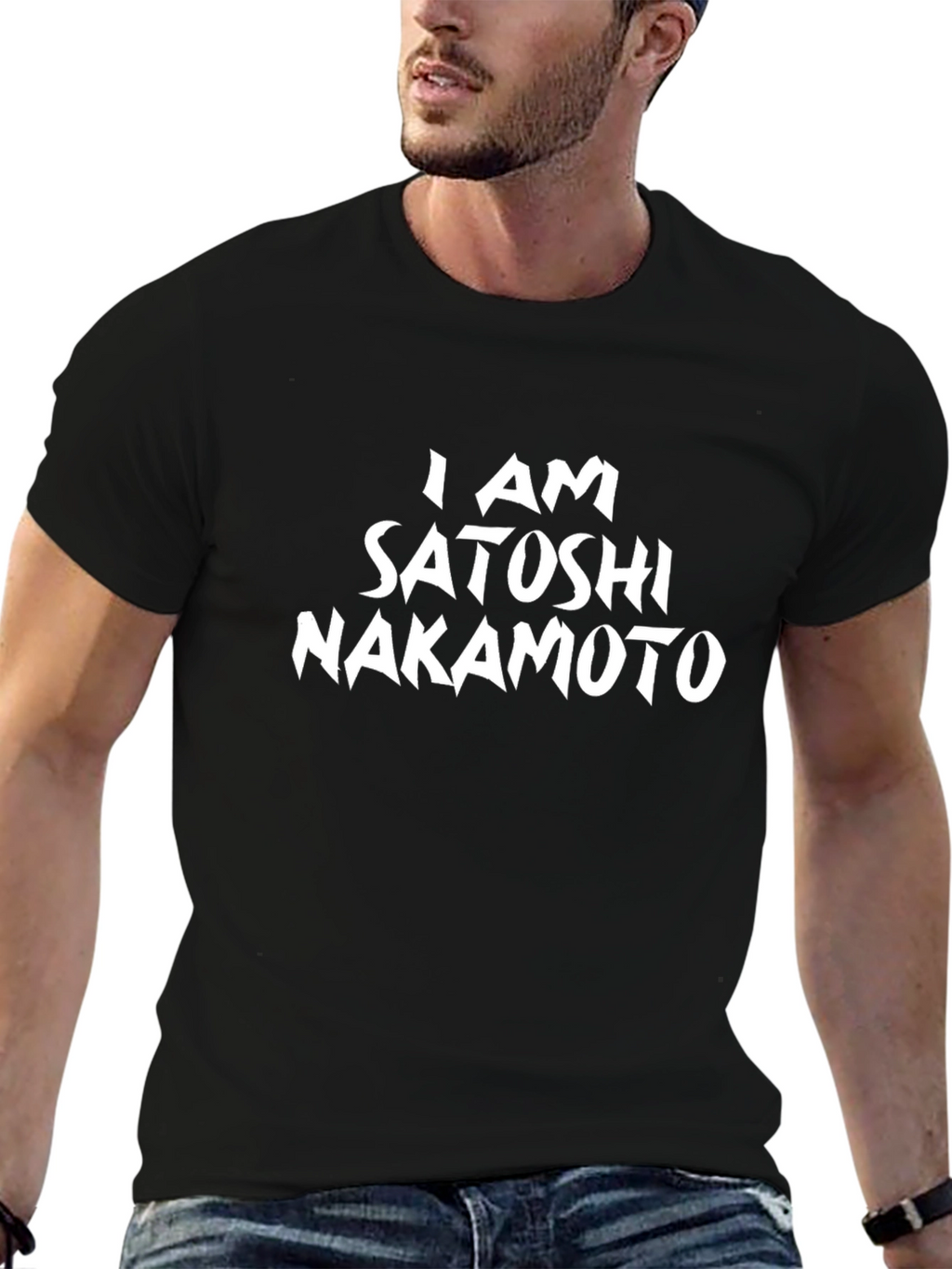 I am Satoshi Nakamoto Black T-Shirt