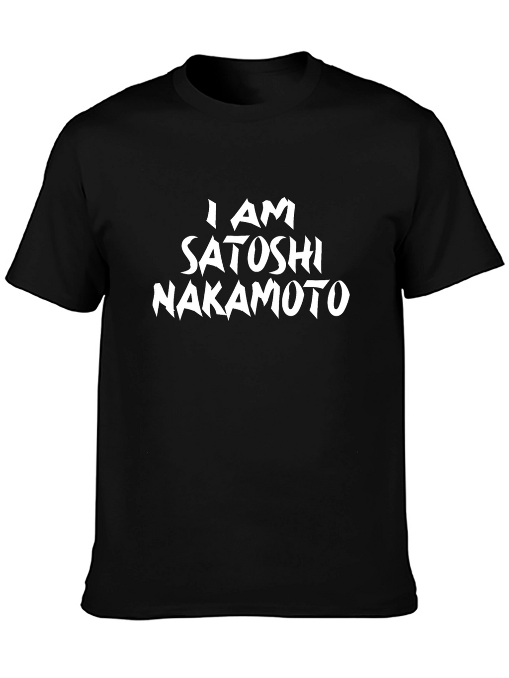 I am Satoshi Nakamoto Black T-Shirt
