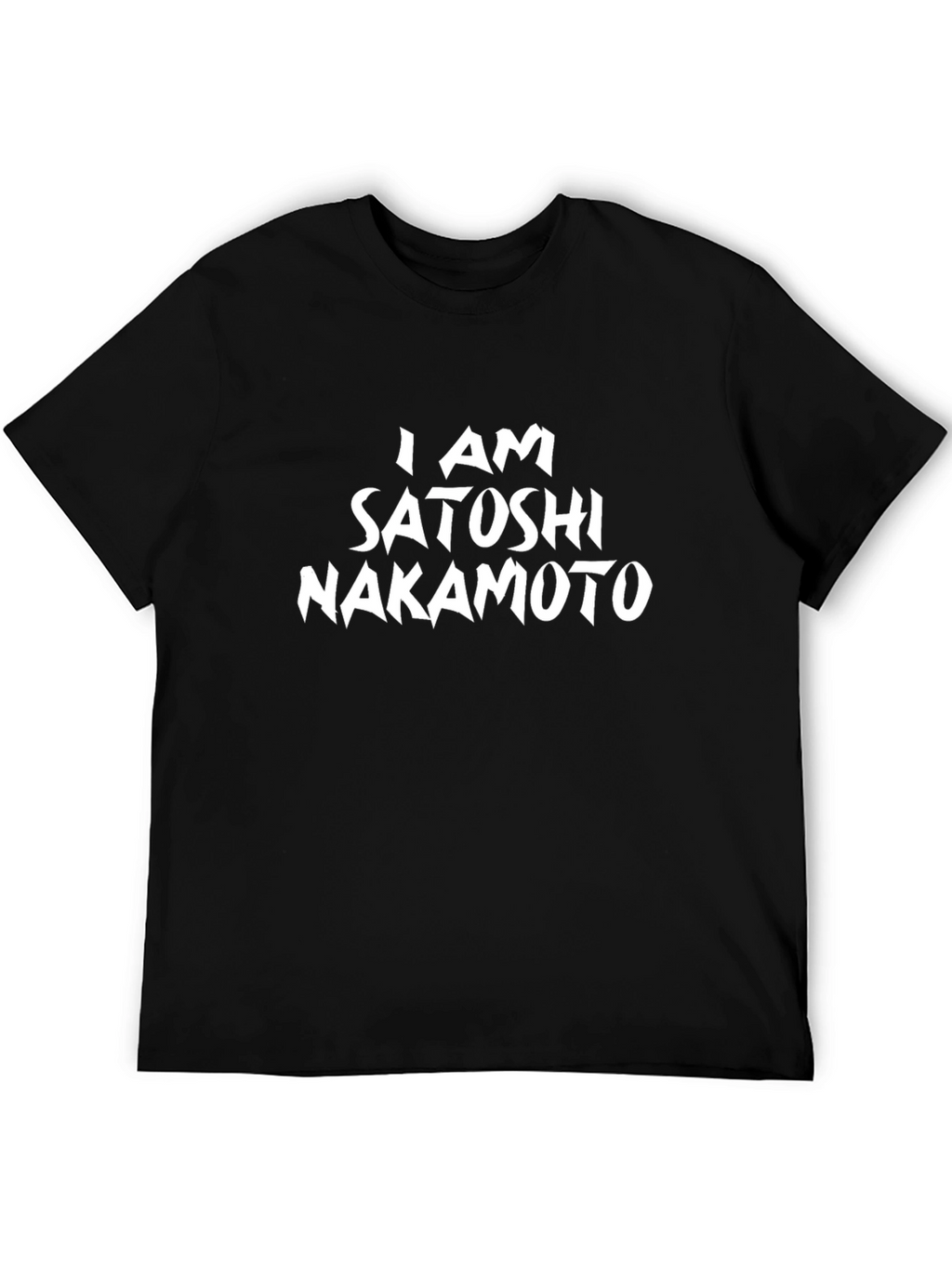I am Satoshi Nakamoto Black T-Shirt