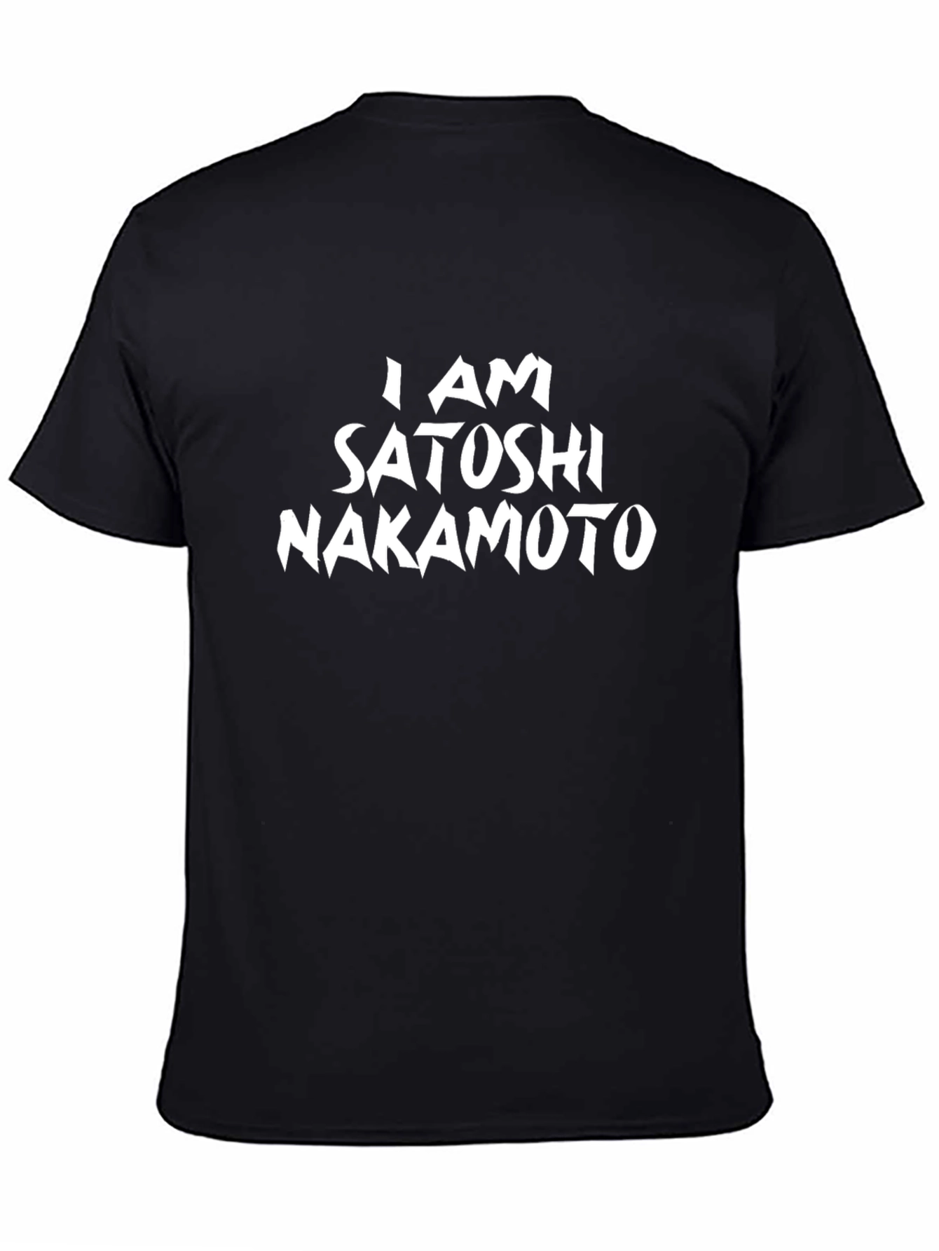 I am Satoshi Nakamoto Black T-Shirt