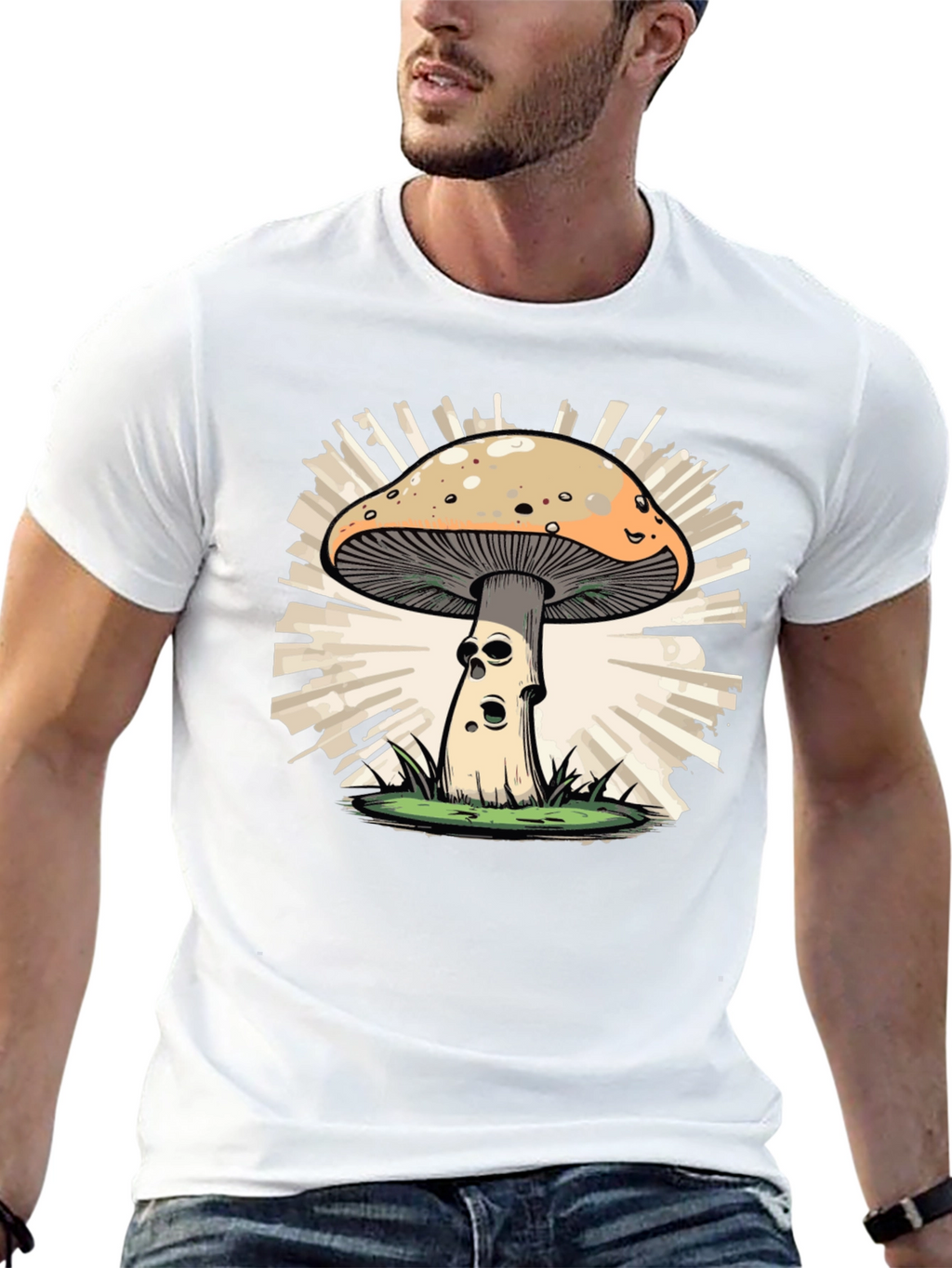 Mushroom T-Shirt: Funky Fungi Graphic Tee