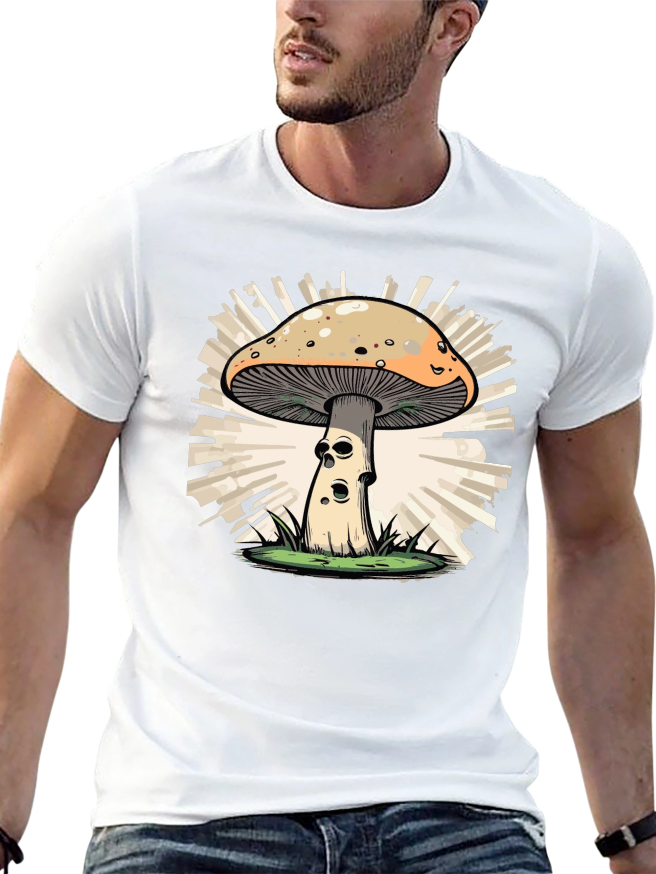 Mushroom T-Shirt: Funky Fungi Graphic Tee