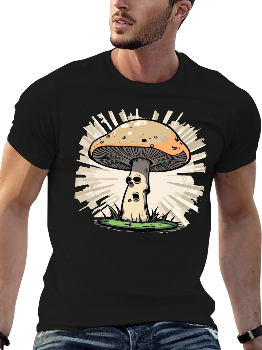 Mushroom T-Shirt: Funky Fungi Graphic Tee