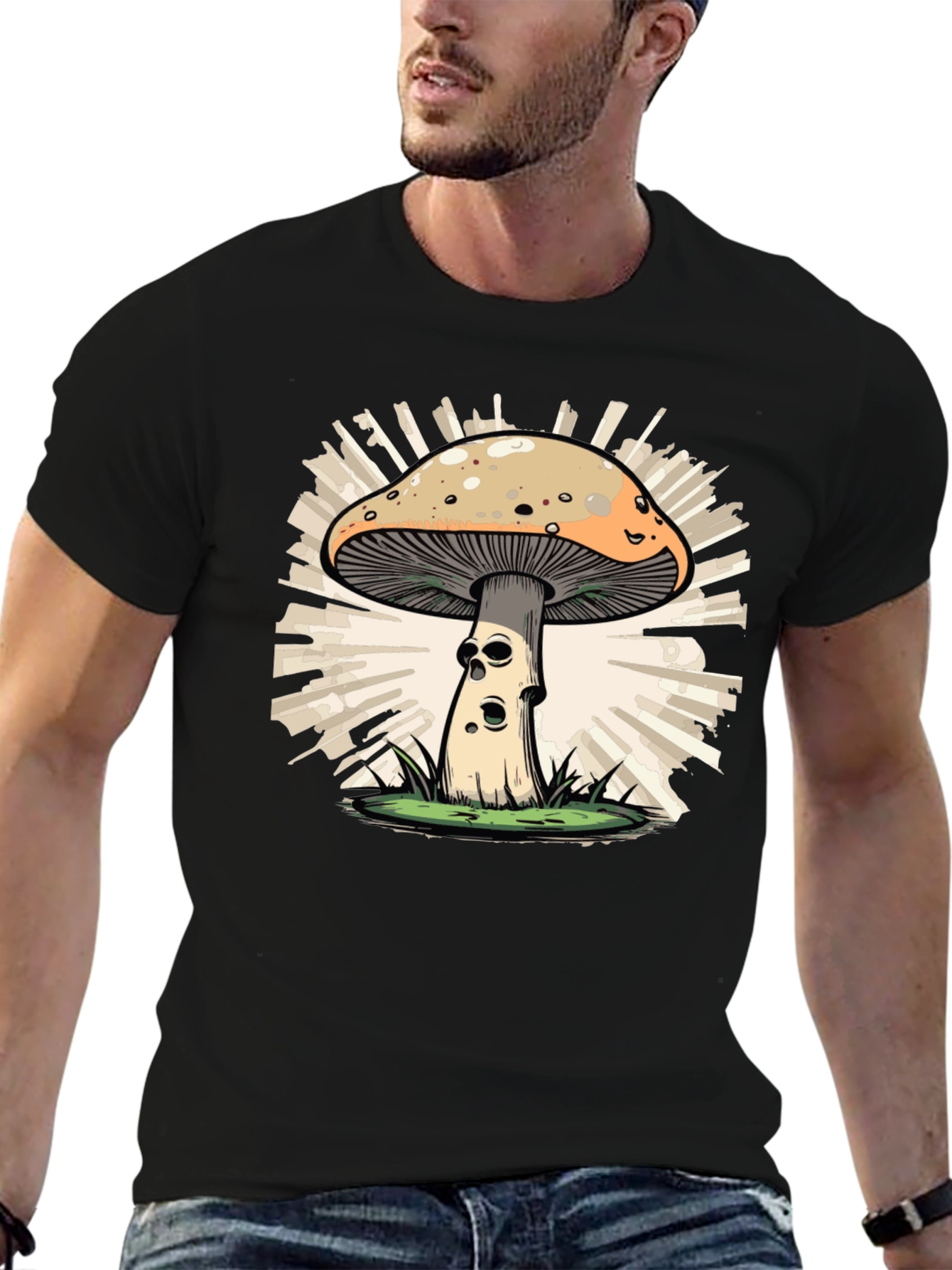 Mushroom T-Shirt: Funky Fungi Graphic Tee