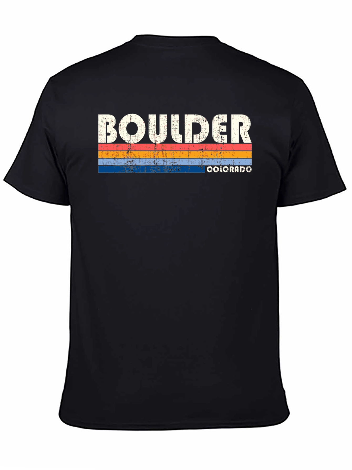 Boulder Colorado Retro Graphic T-Shirt