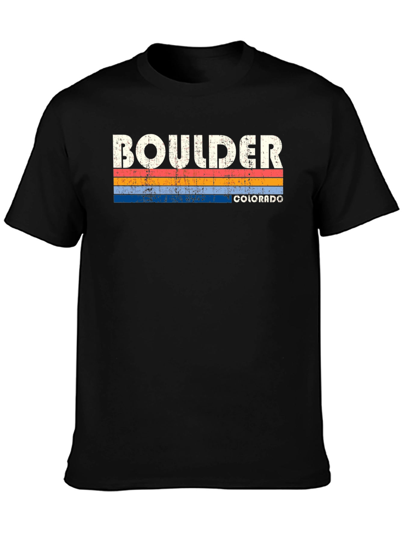 Boulder Colorado Retro Graphic T-Shirt