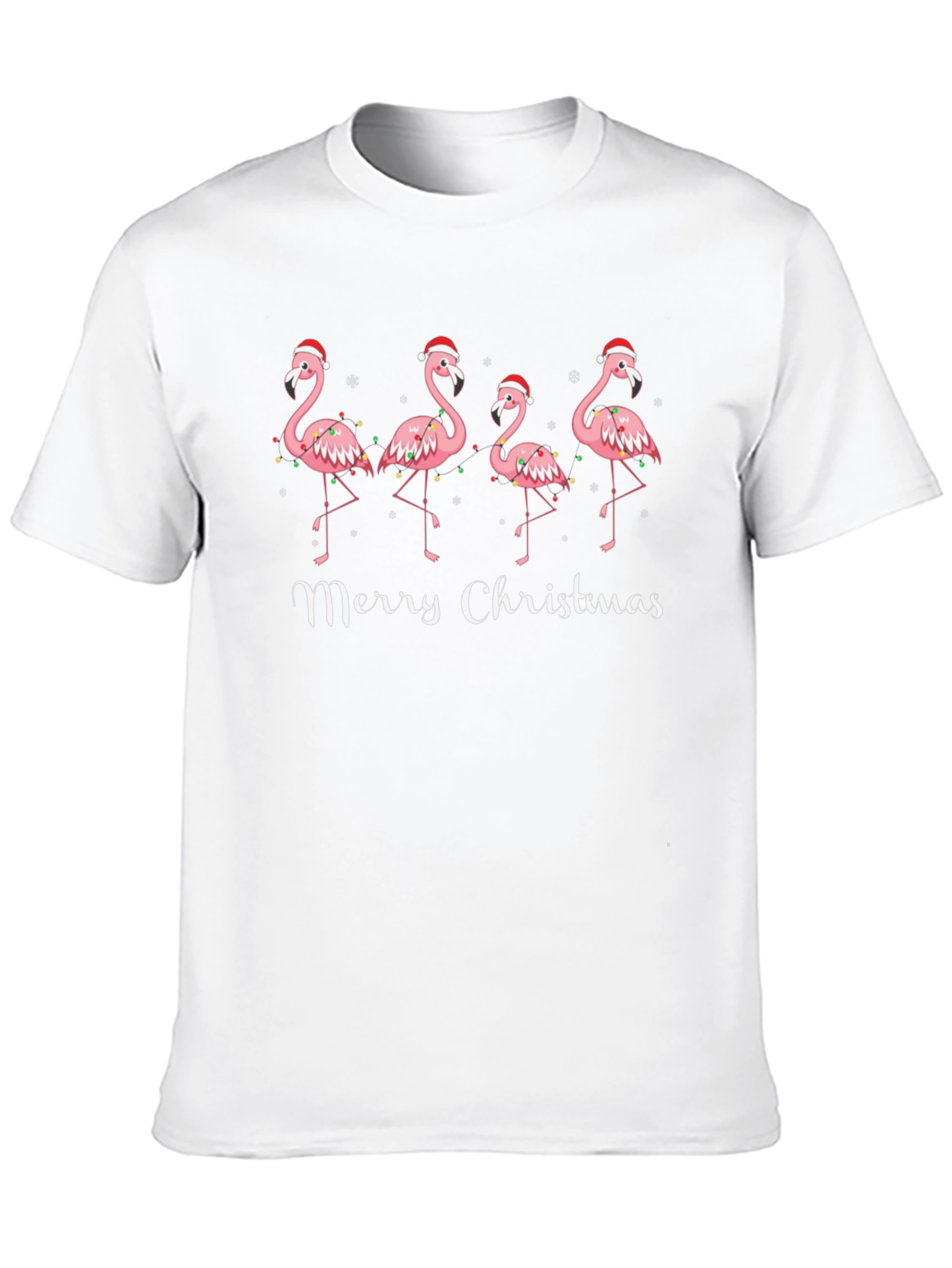 Christmas Flamingo T-Shirt