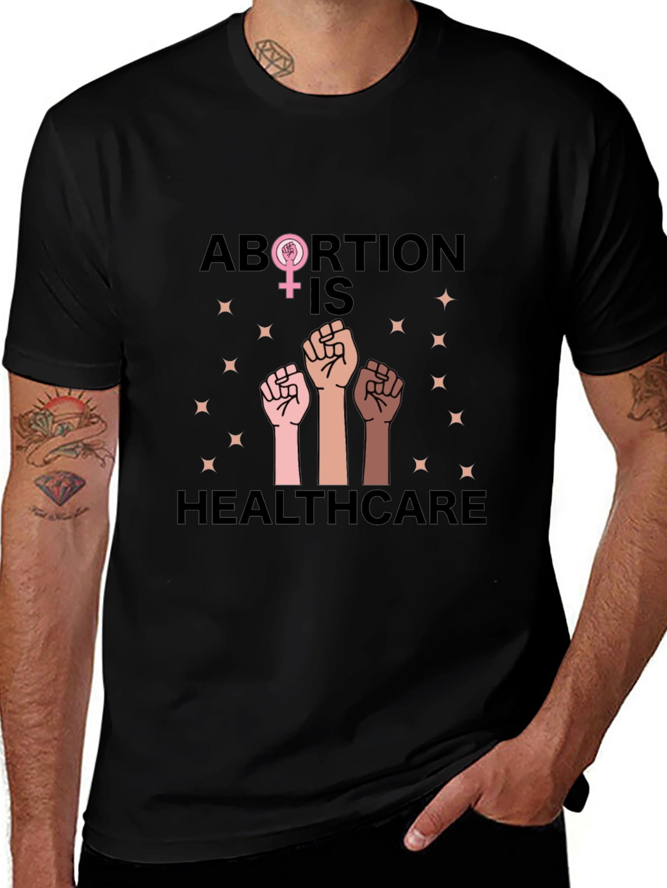 Abortion is Healthcare Graphic Tee