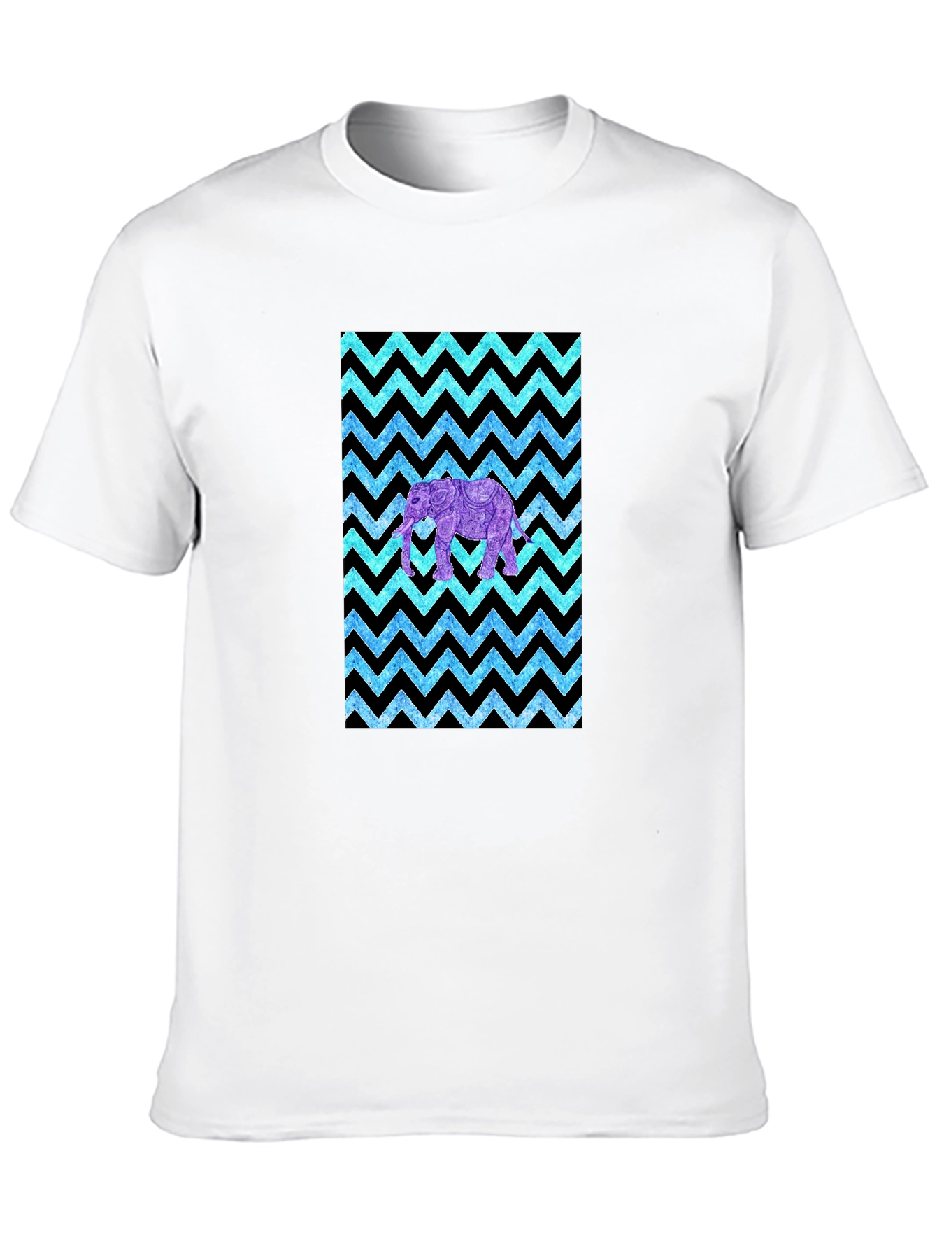 Elephant Zig-Zag Tee