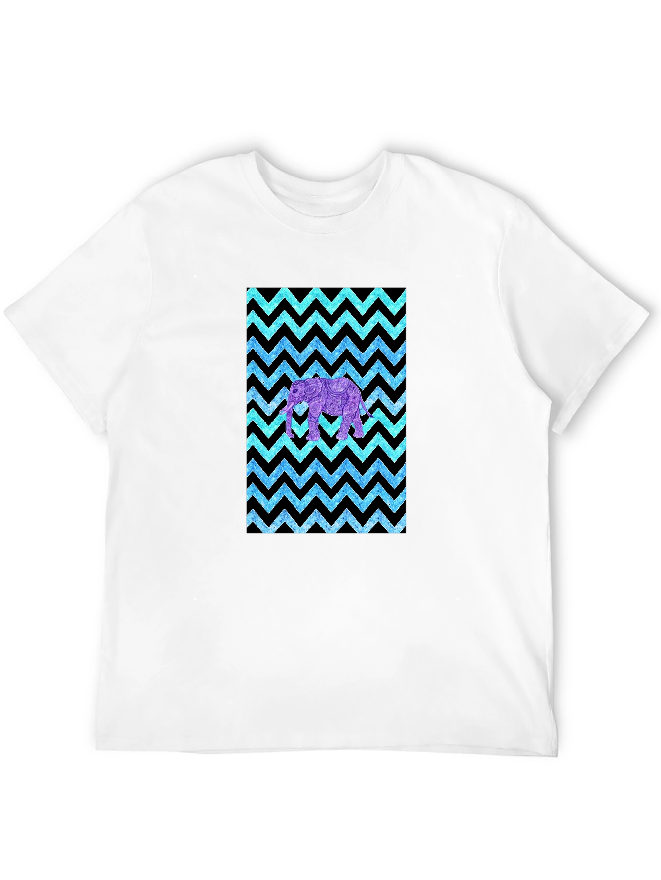 Elephant Zig-Zag Tee