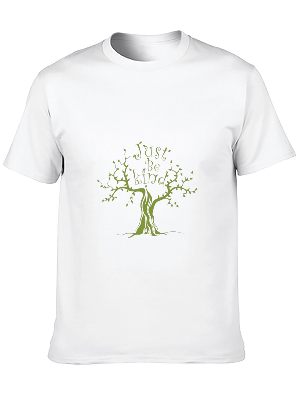 Just Be Kind Tree Graphic Black T-Shirt