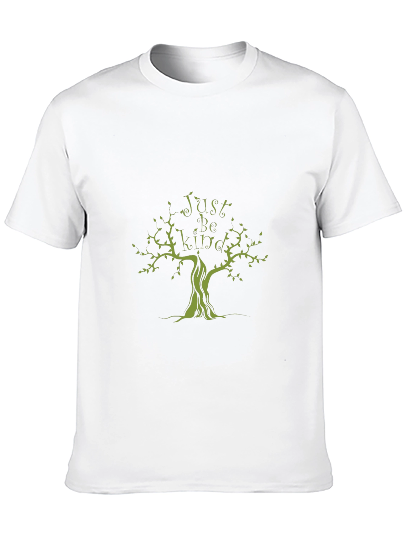 Just Be Kind Tree Graphic Black T-Shirt