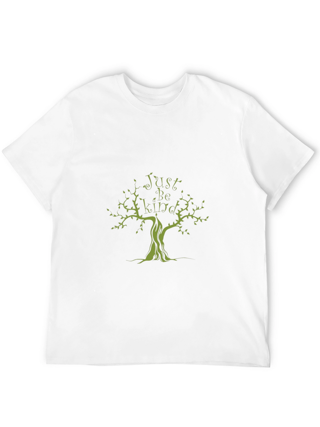 Just Be Kind Tree Graphic Black T-Shirt