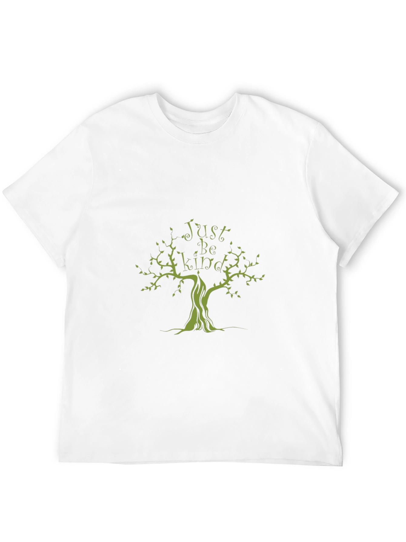 Just Be Kind Tree Graphic Black T-Shirt