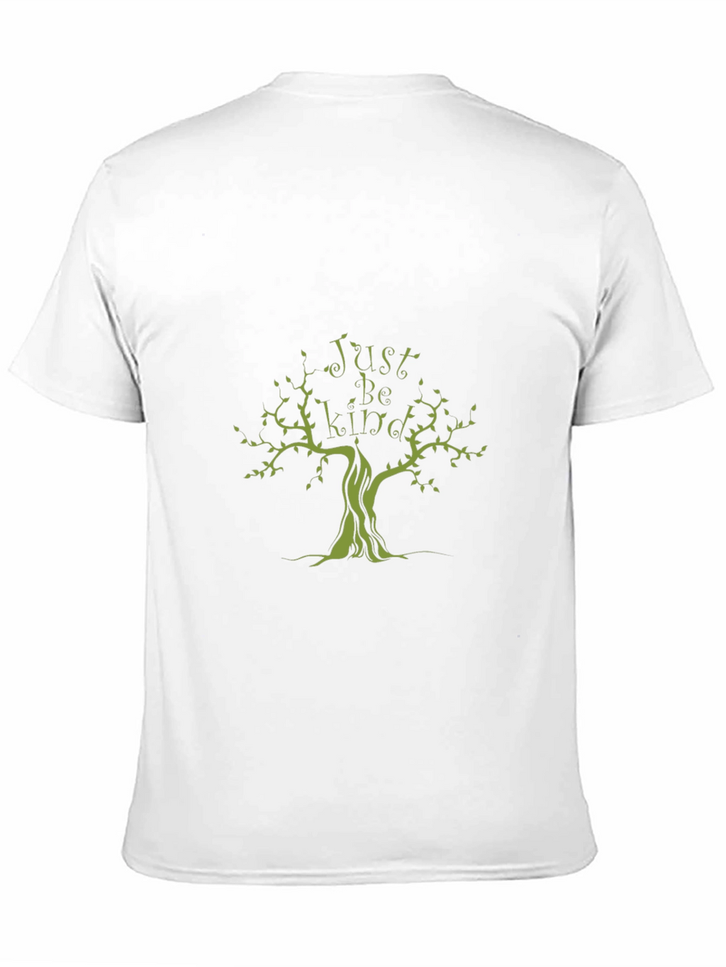 Just Be Kind Tree Graphic Black T-Shirt