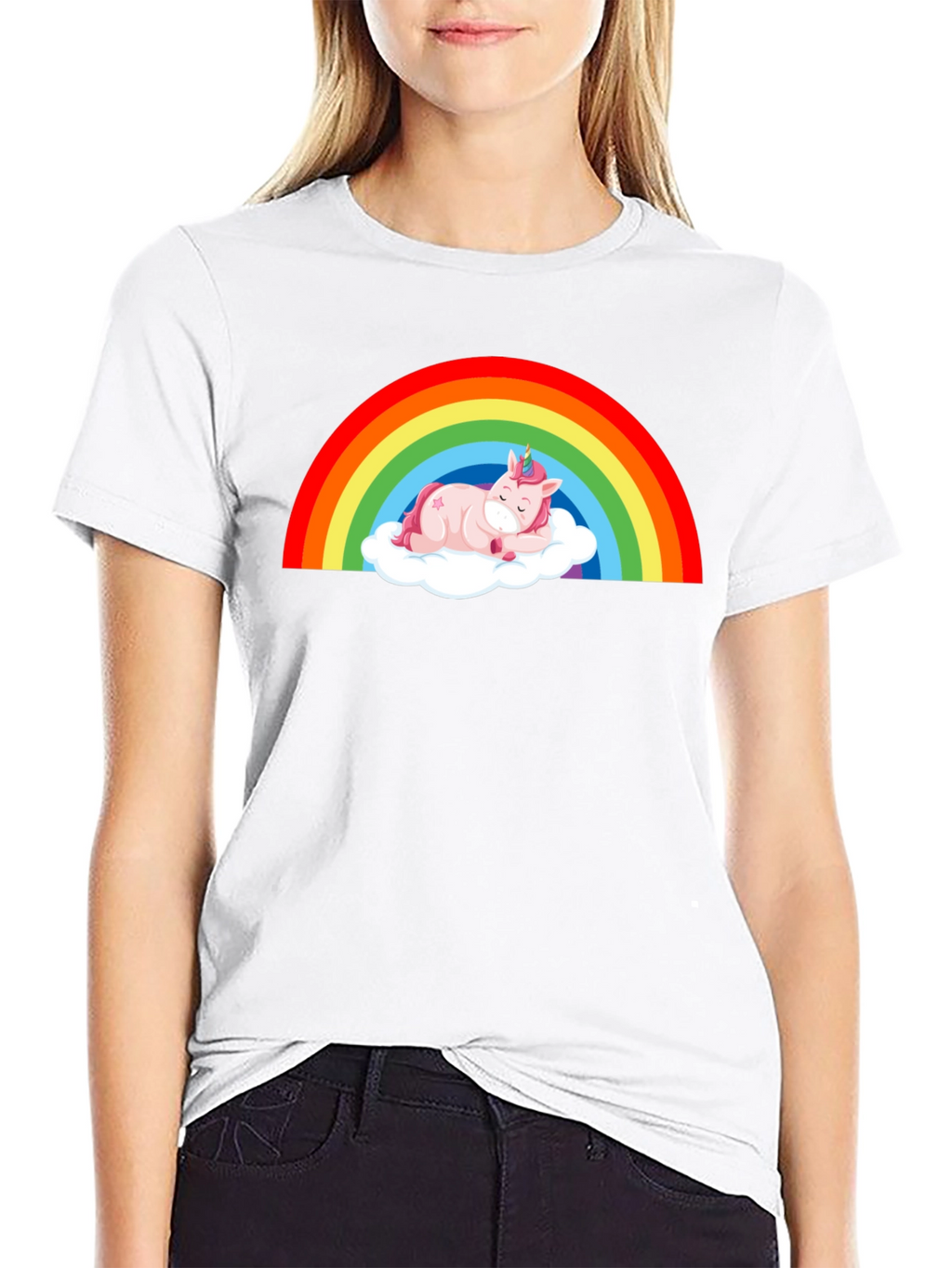 Rainbow Unicorn Nap T-Shirt