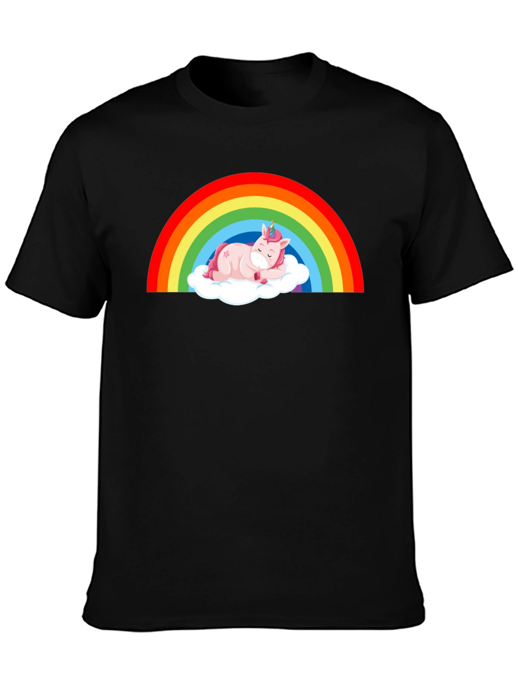 Rainbow Unicorn Nap T-Shirt