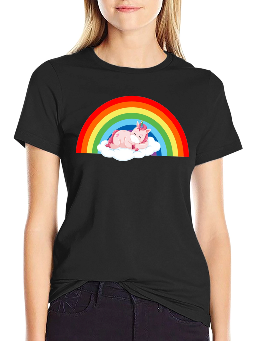 Rainbow Unicorn Nap T-Shirt