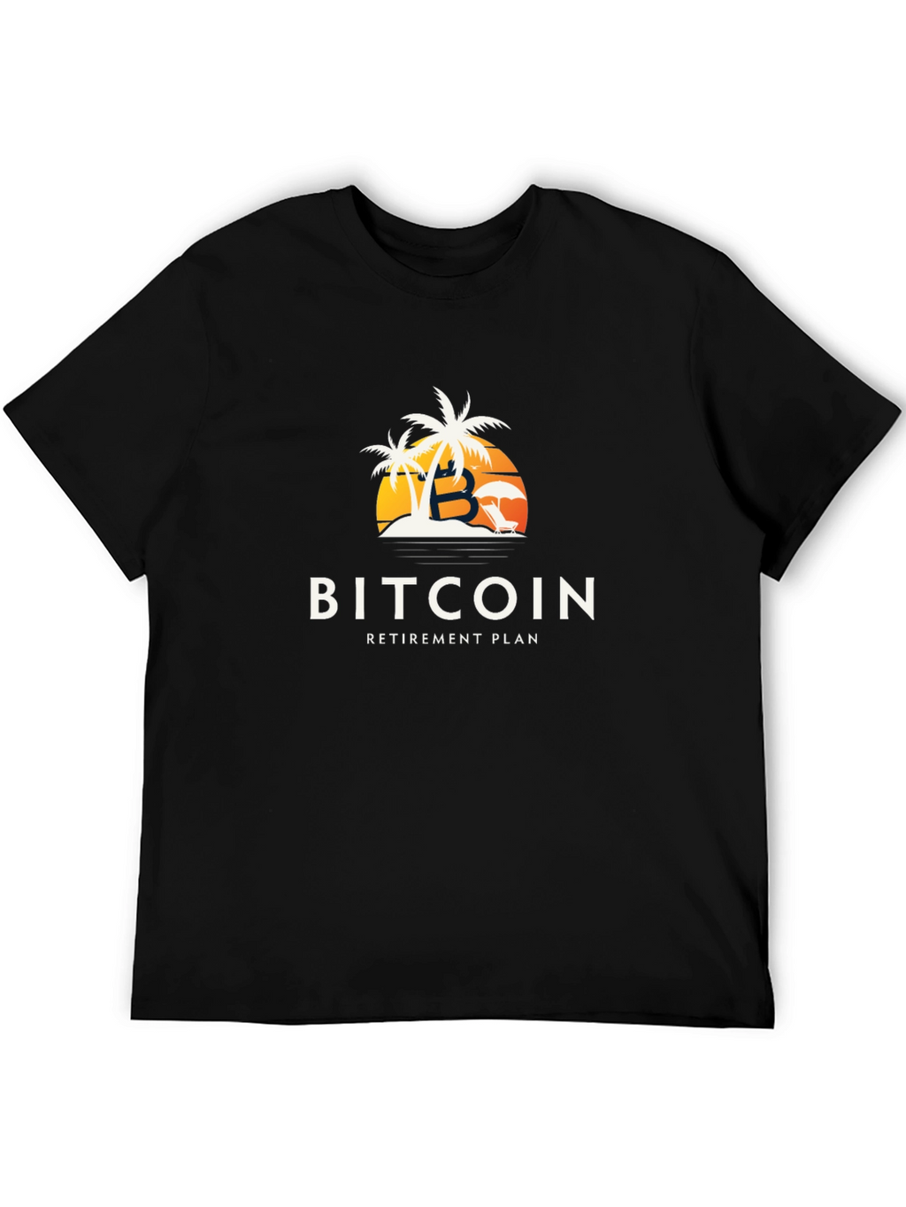 Bitcoin Retirement Plan Black T-Shirt