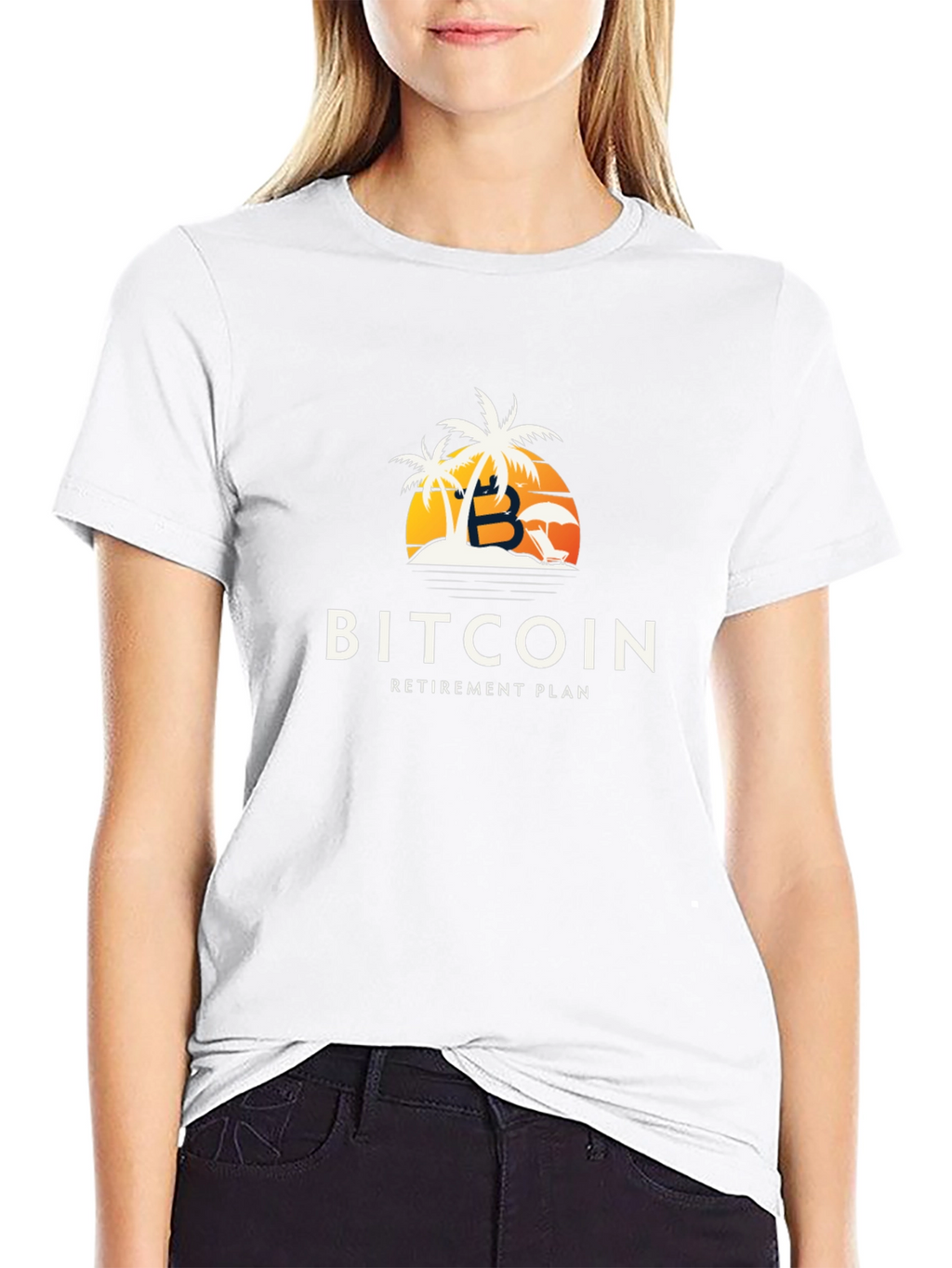 Bitcoin Retirement Plan Black T-Shirt