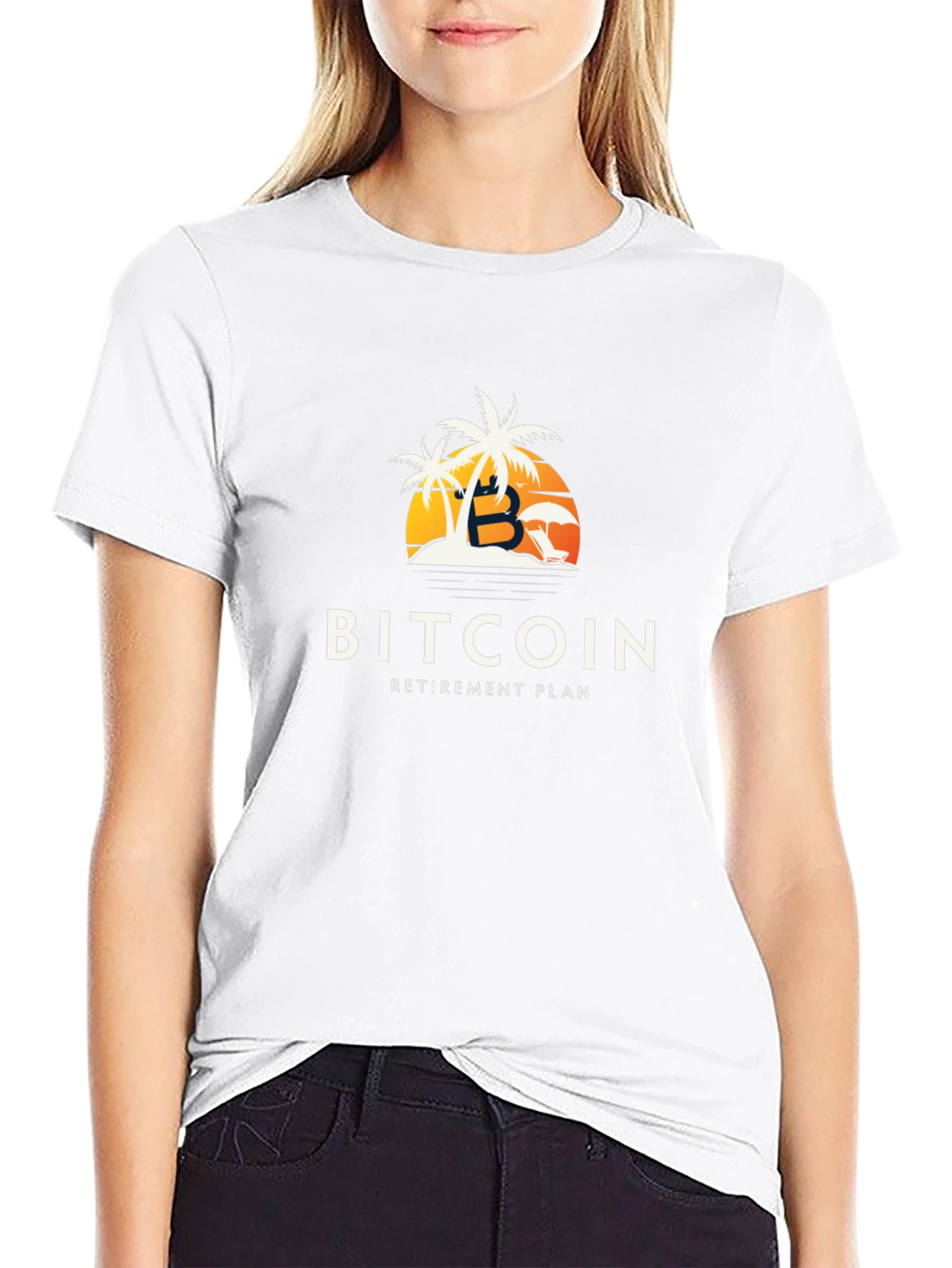Bitcoin Retirement Plan Black T-Shirt