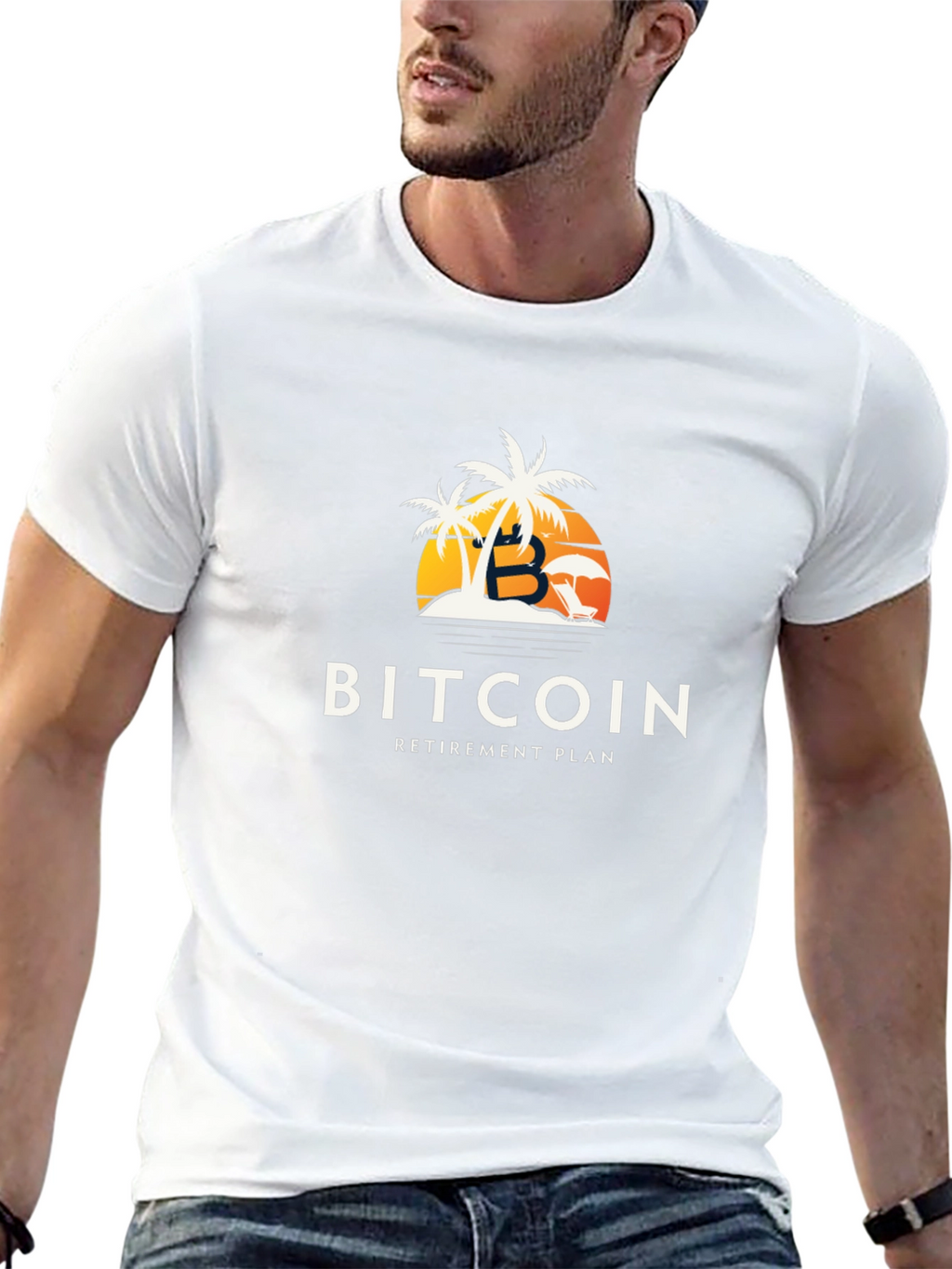 Bitcoin Retirement Plan Black T-Shirt