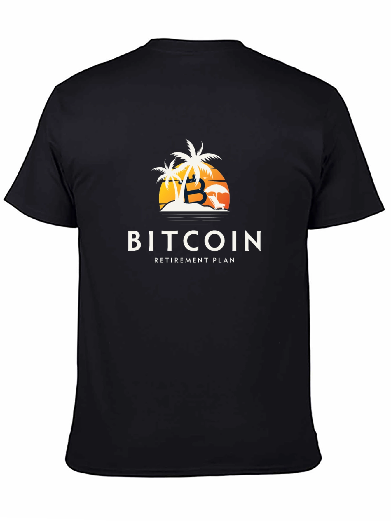 Bitcoin Retirement Plan Black T-Shirt