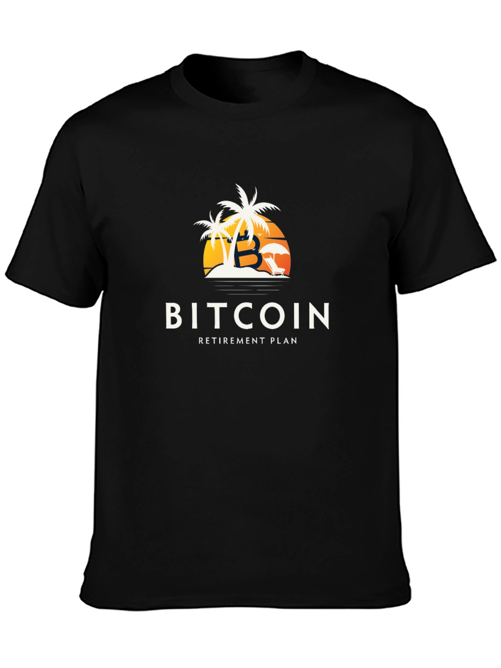 Bitcoin Retirement Plan Black T-Shirt