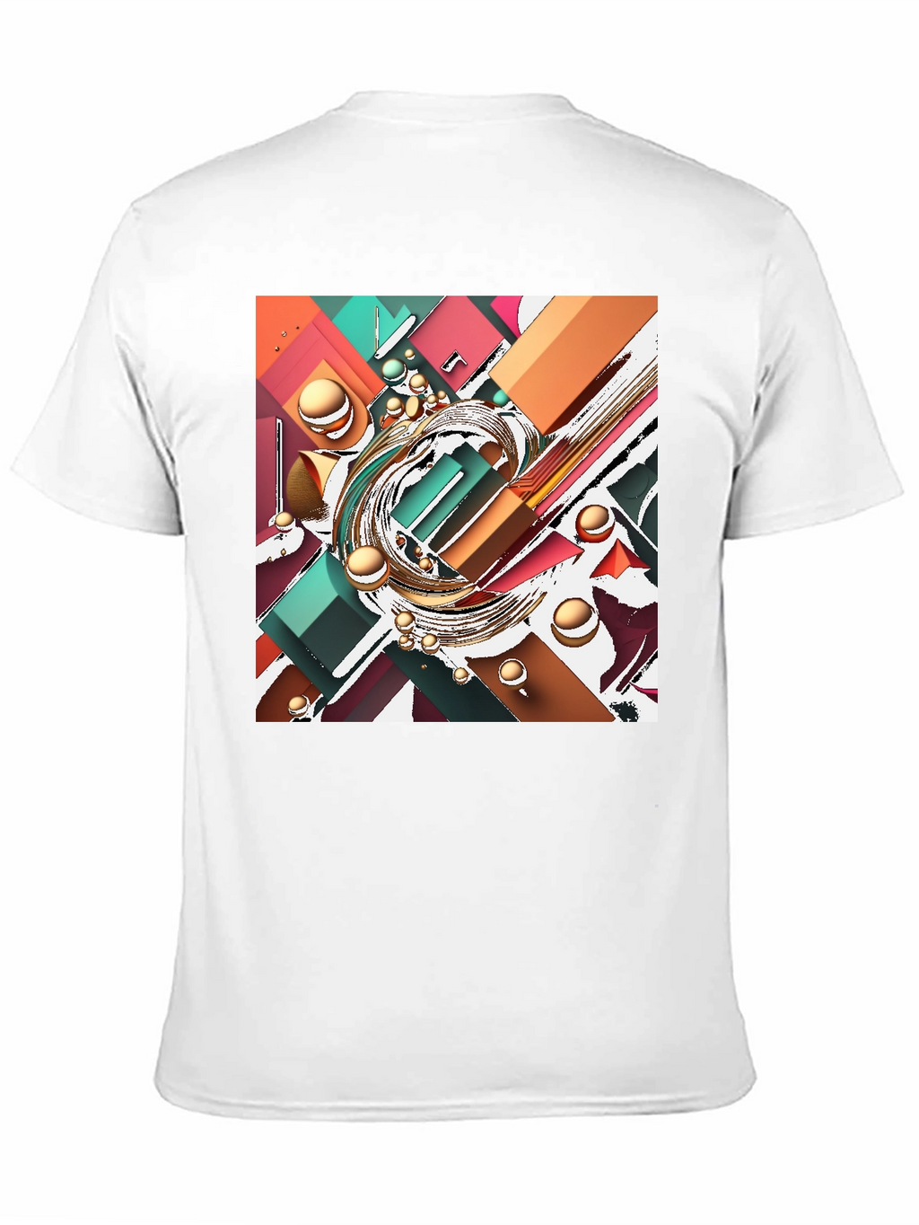 Abstract Geometric T-Shirt - Modern Art Tee