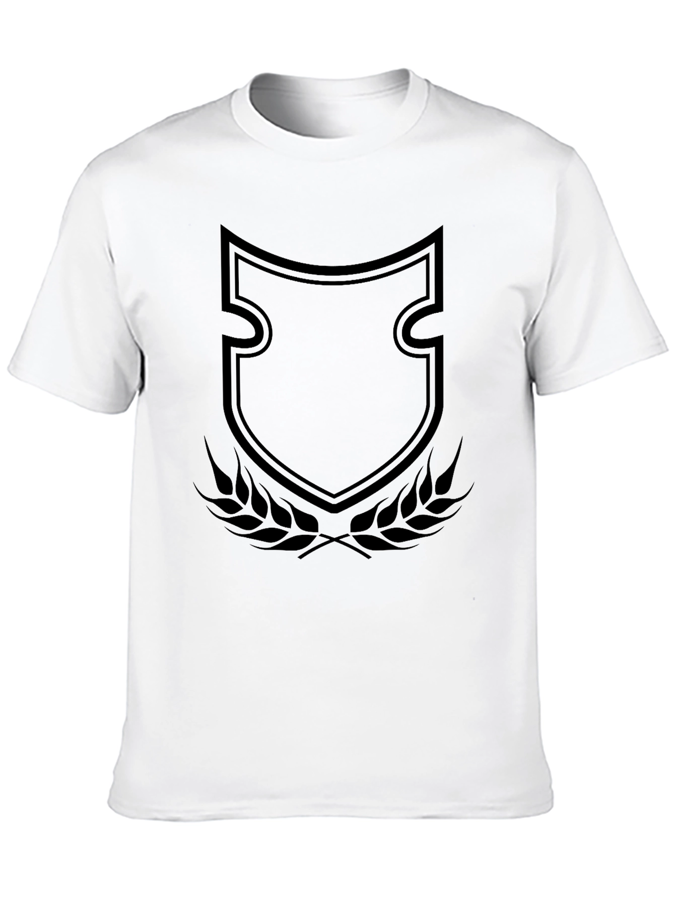 Shield Graphic Black T-Shirt - Stylish Menswear