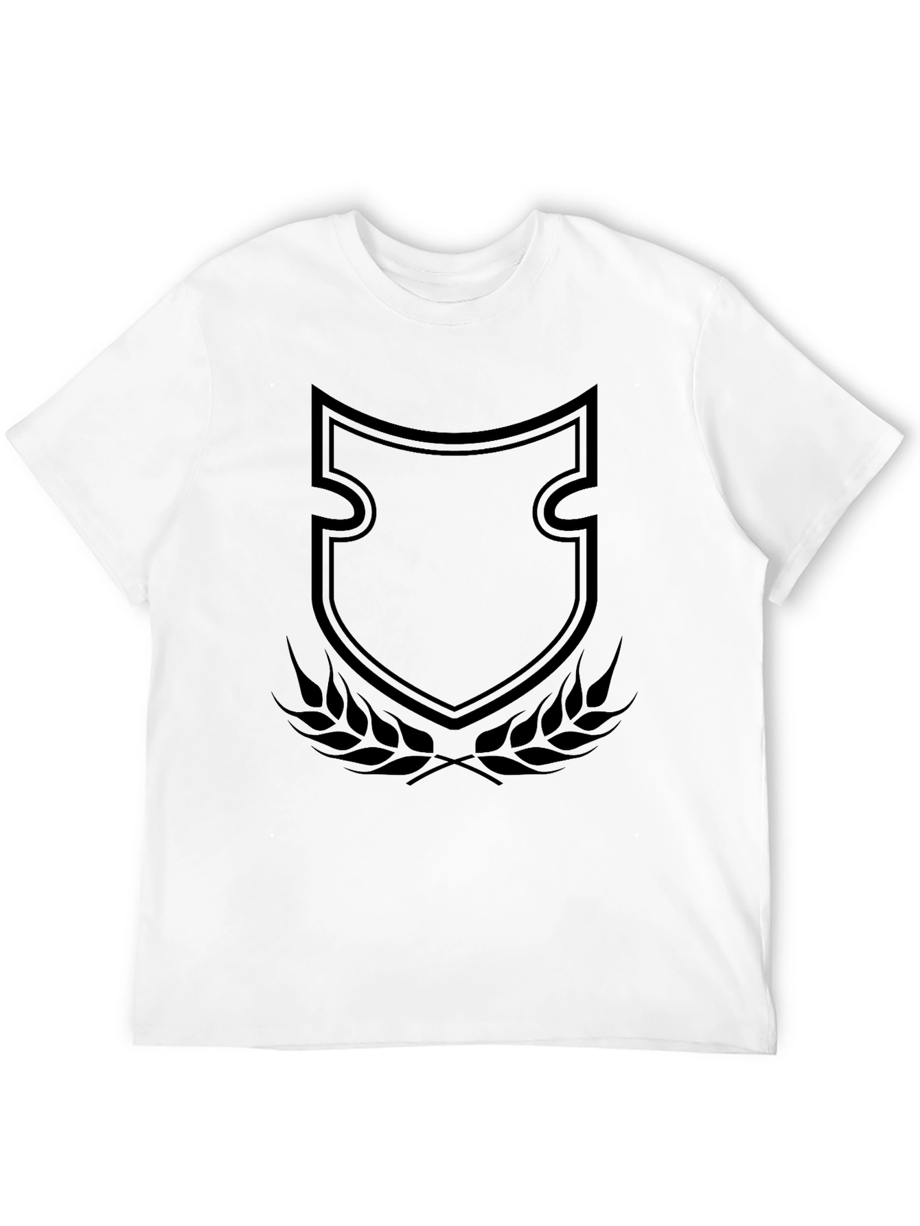 Shield Graphic Black T-Shirt - Stylish Menswear