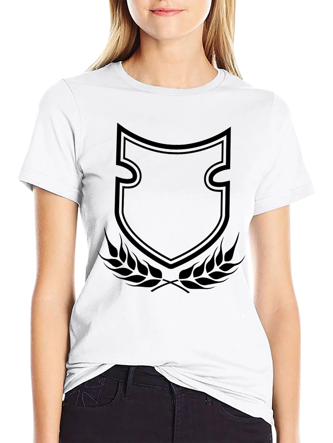 Shield Graphic Black T-Shirt - Stylish Menswear