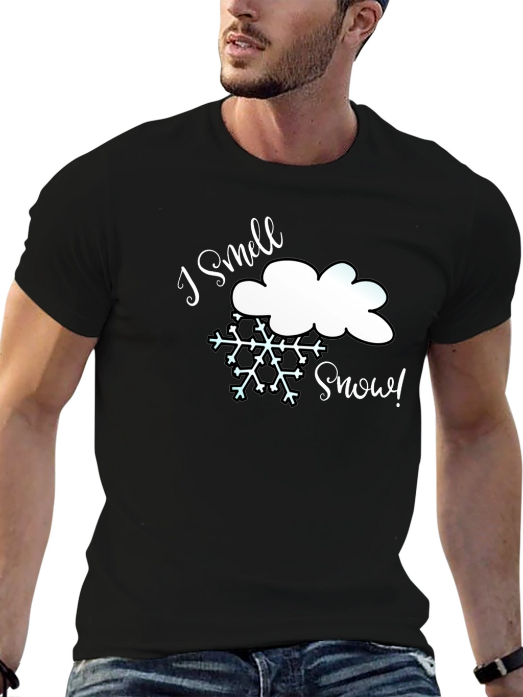 I Smell Snow T-Shirt - Winter Holiday Tee