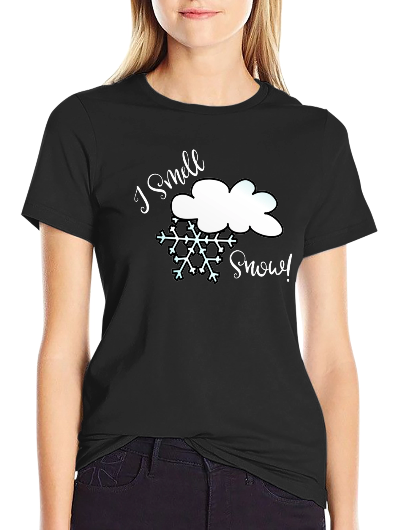 I Smell Snow T-Shirt - Winter Holiday Tee