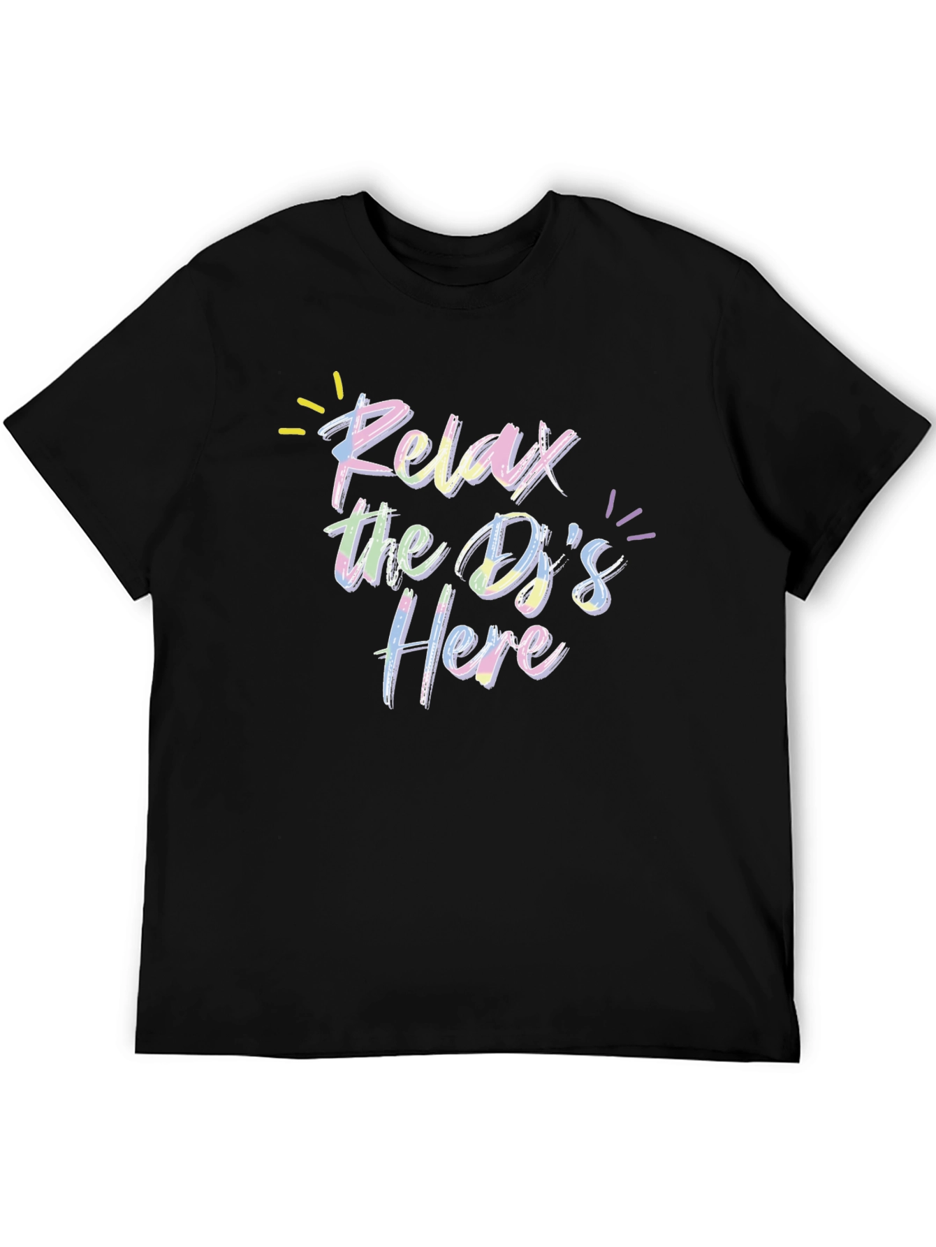 Relax the DJs Here Graphic T-Shirt