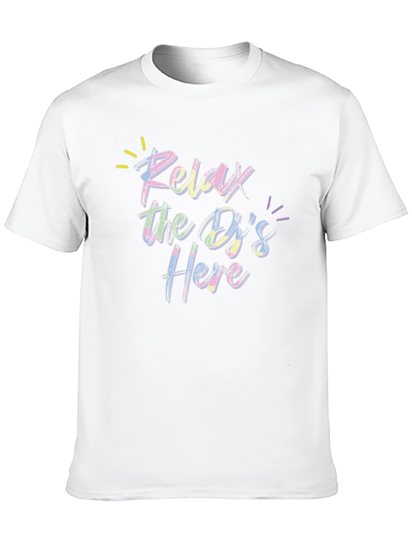 Relax the DJs Here Graphic T-Shirt