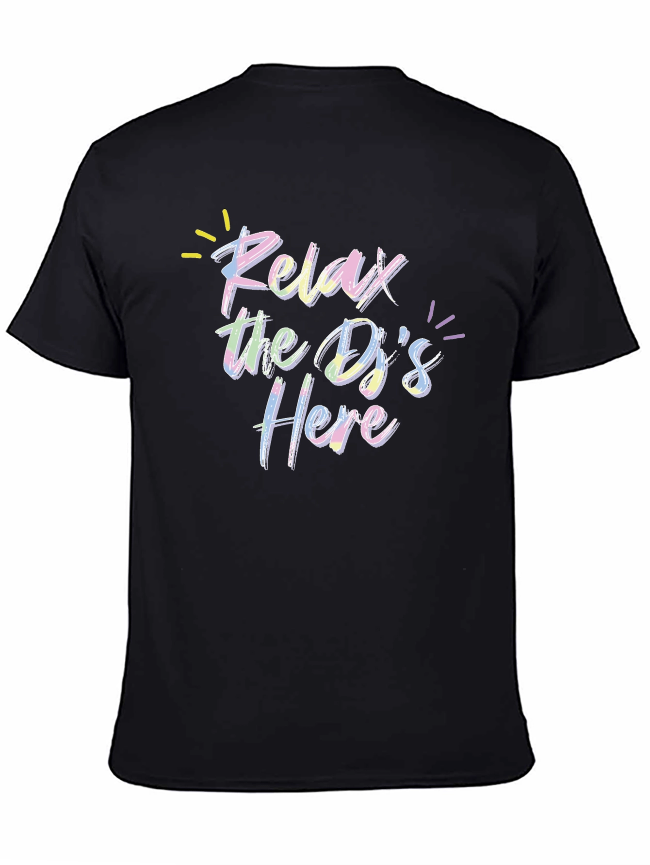 Relax the DJs Here Graphic T-Shirt