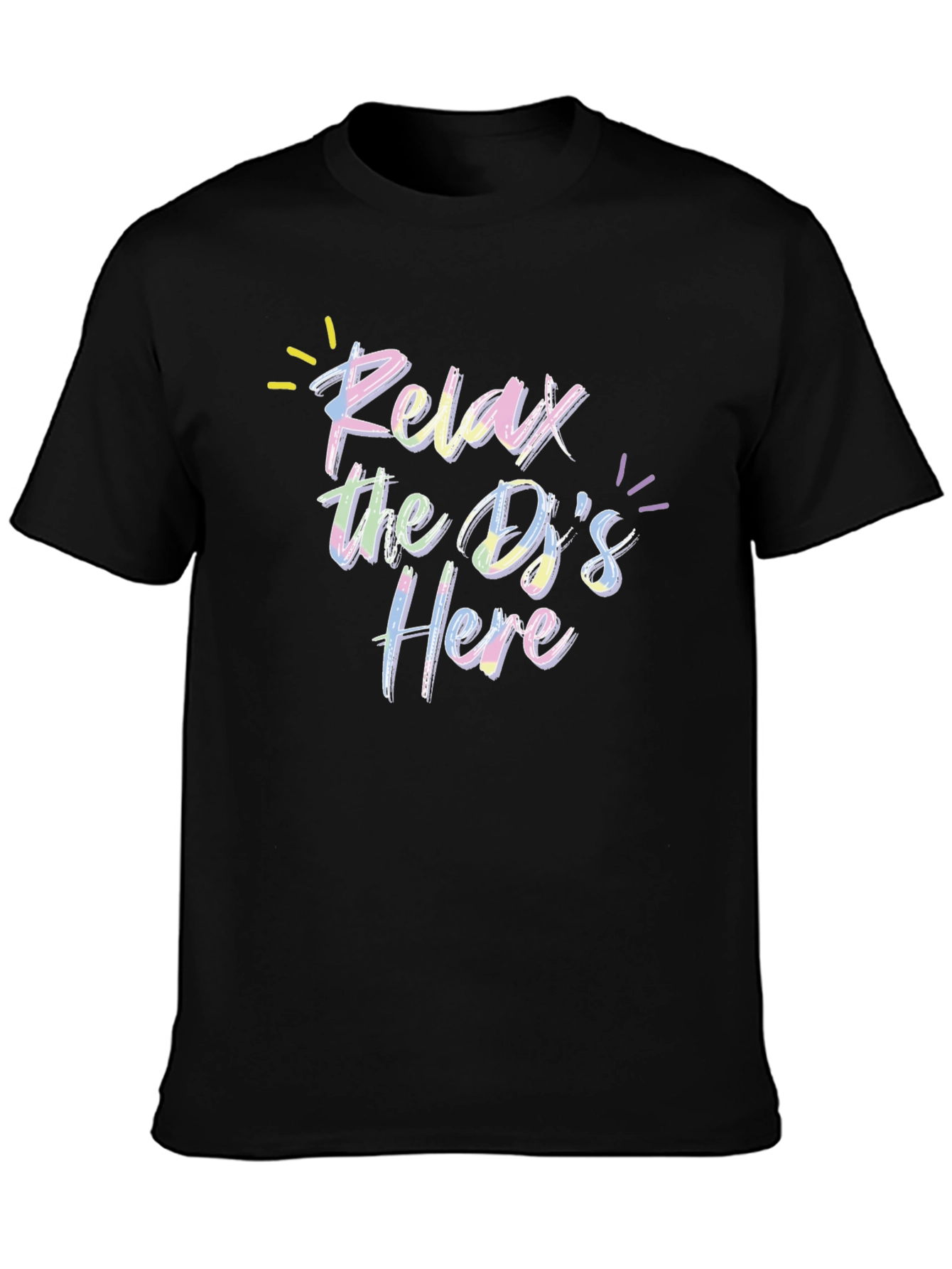 Relax the DJs Here Graphic T-Shirt
