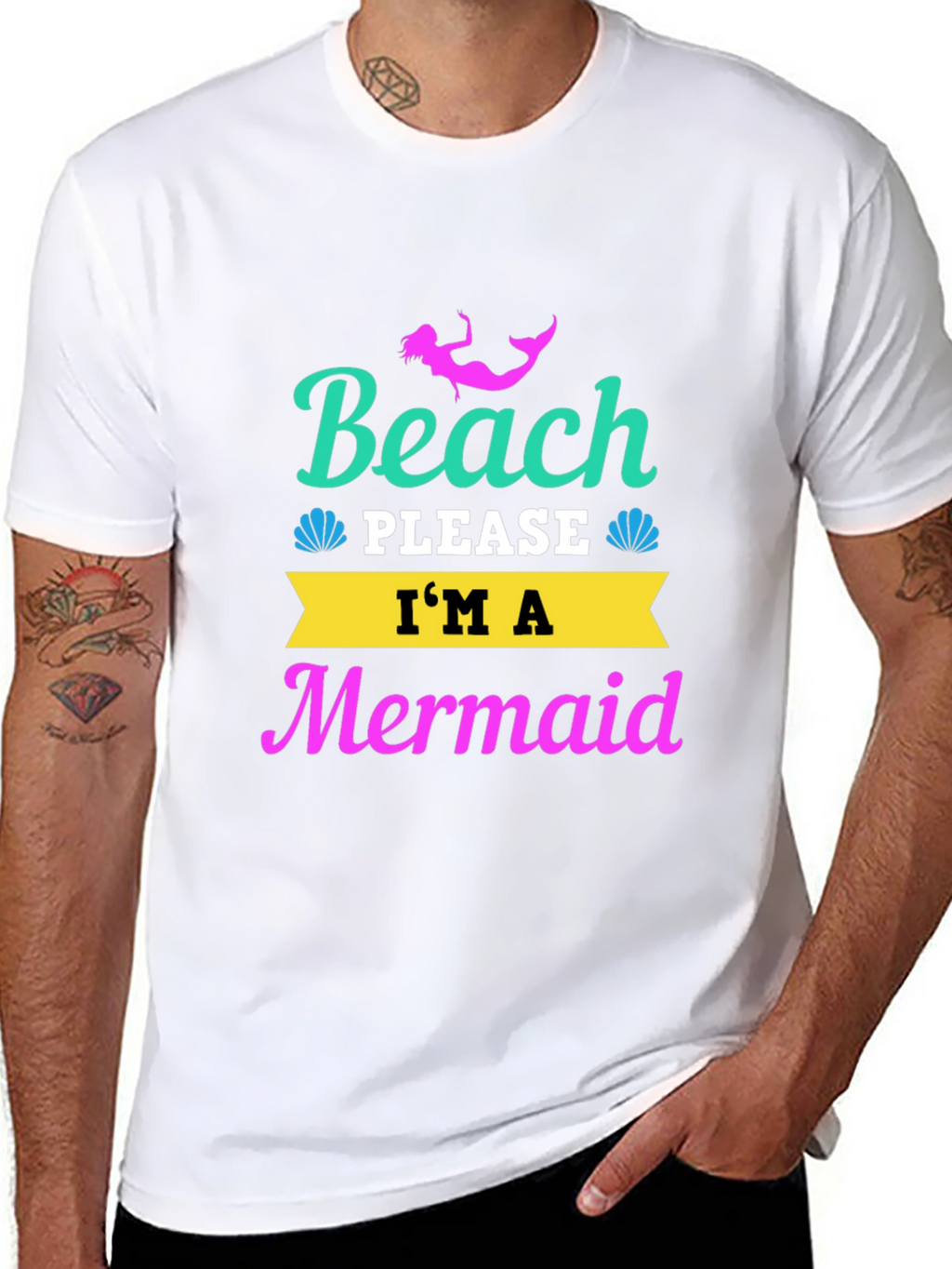 Beach Please Im a Mermaid T-Shirt