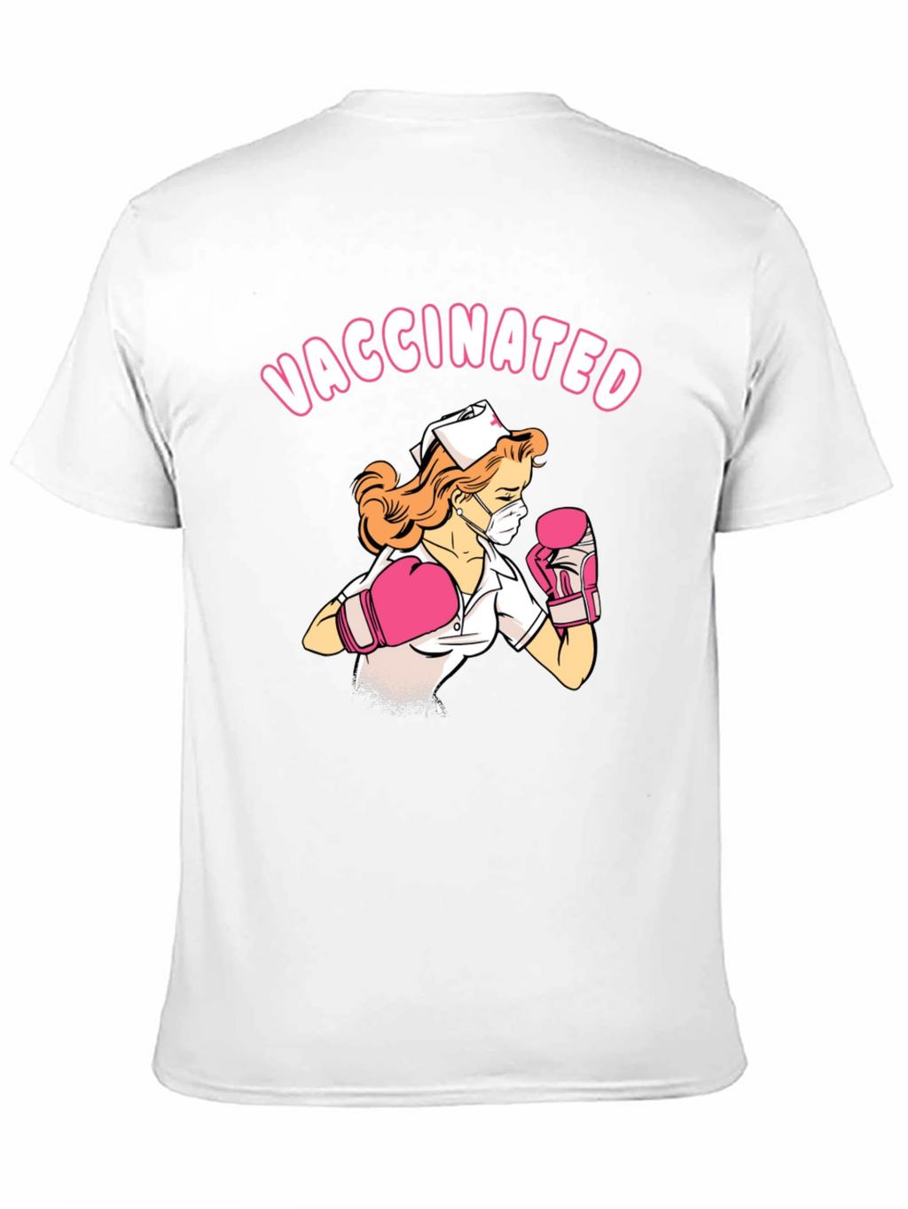 Vaccinated Nurse Boxing T-Shirt
